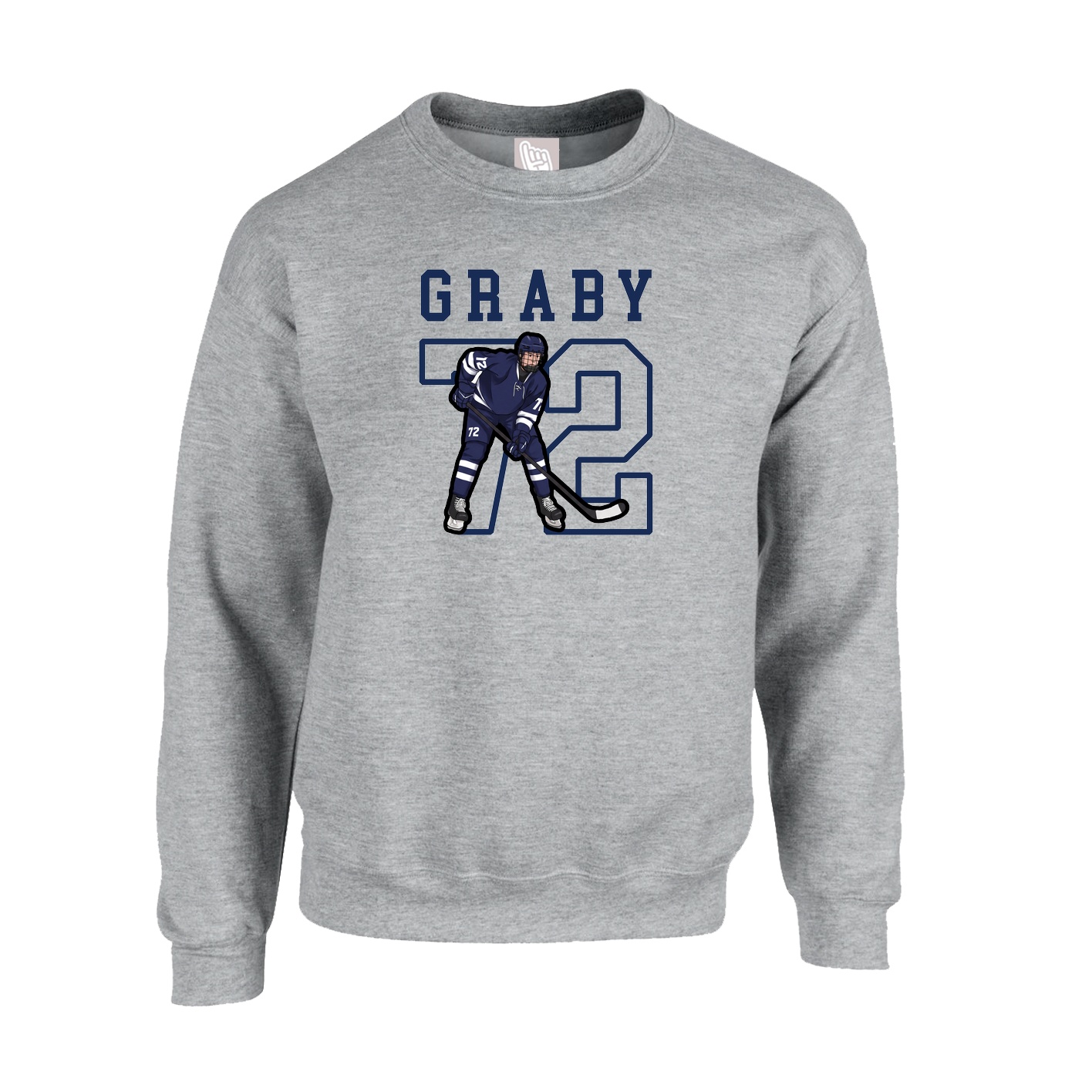 Fleece Crew — Shirsey in Grey