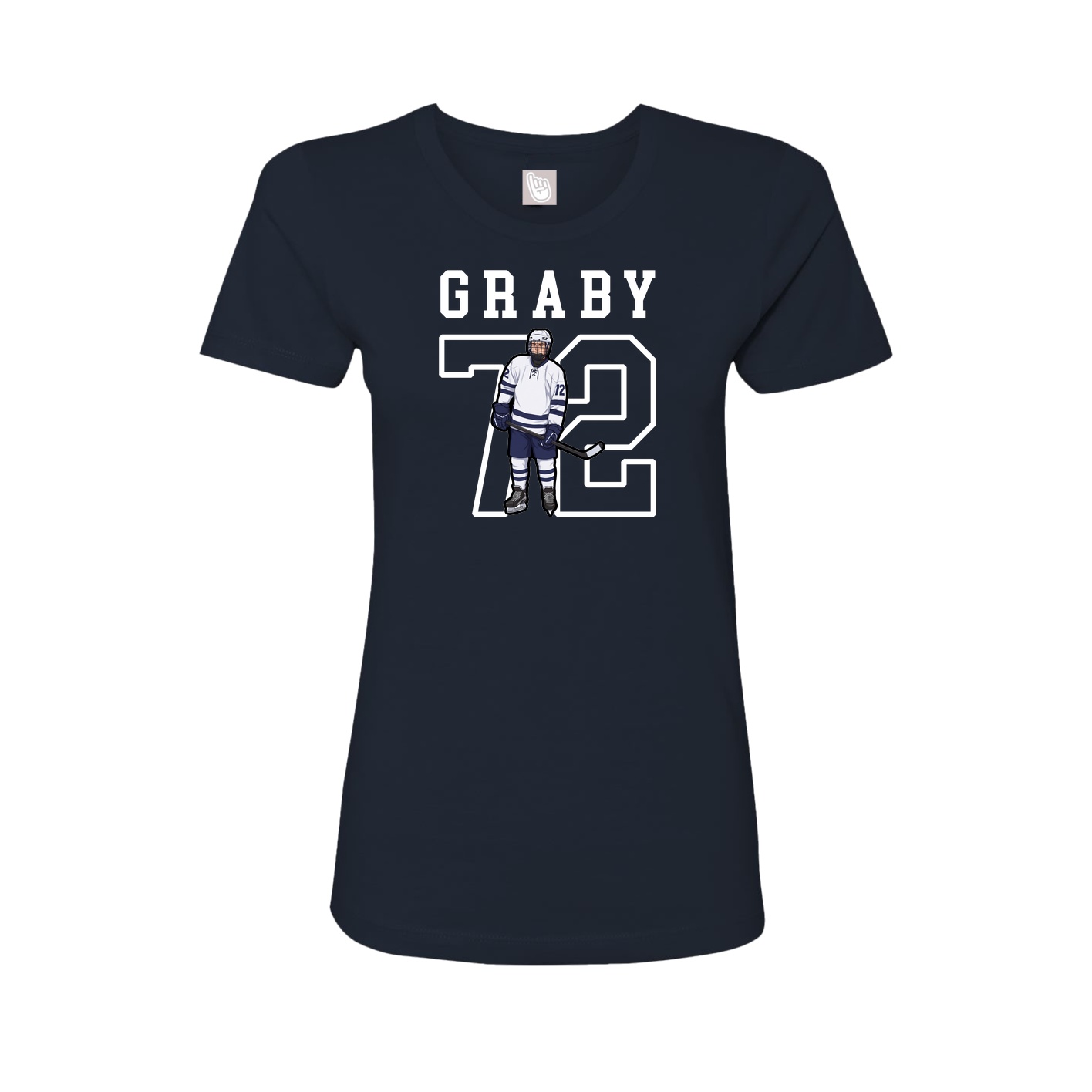 Fitted Women's Tee — Shirsey in Navy