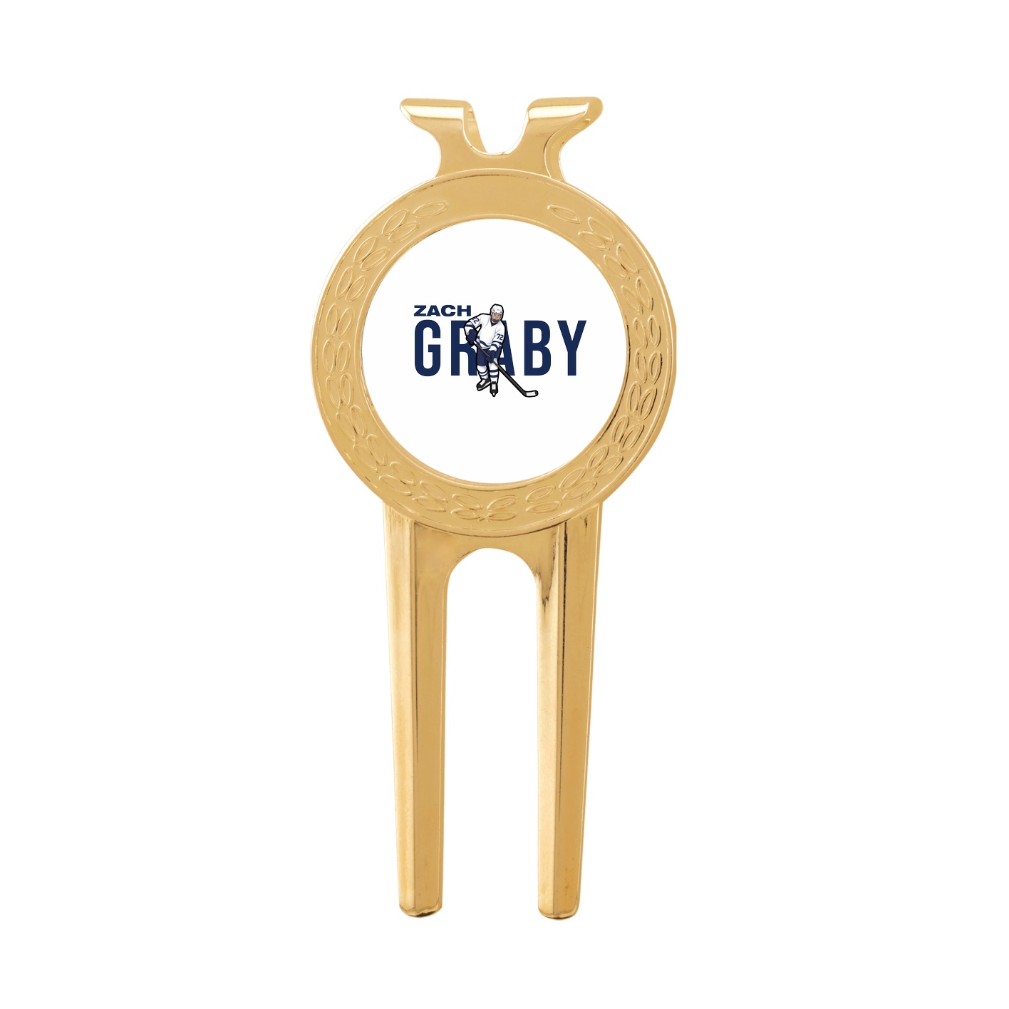 Divot Tool with Ball Marker — Player Name in Classic