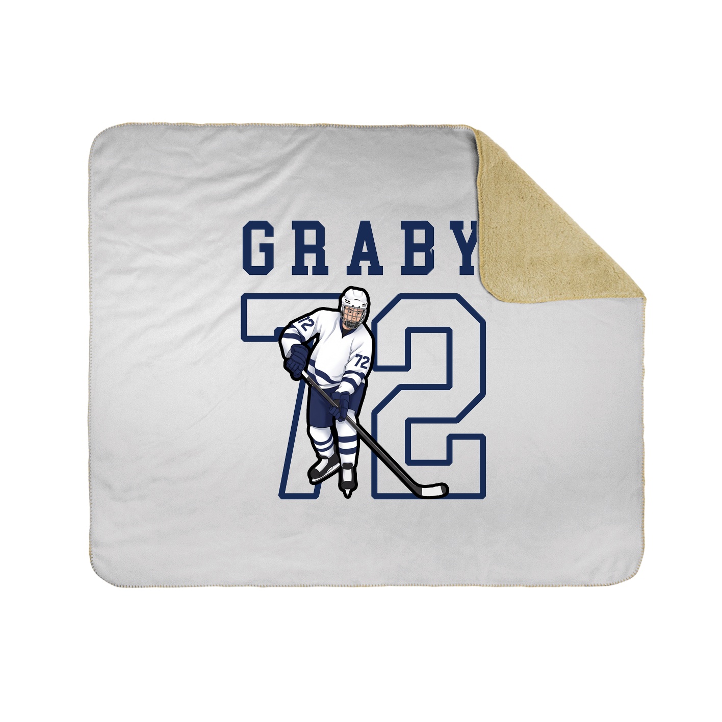 Throw Blanket — Shirsey in White
