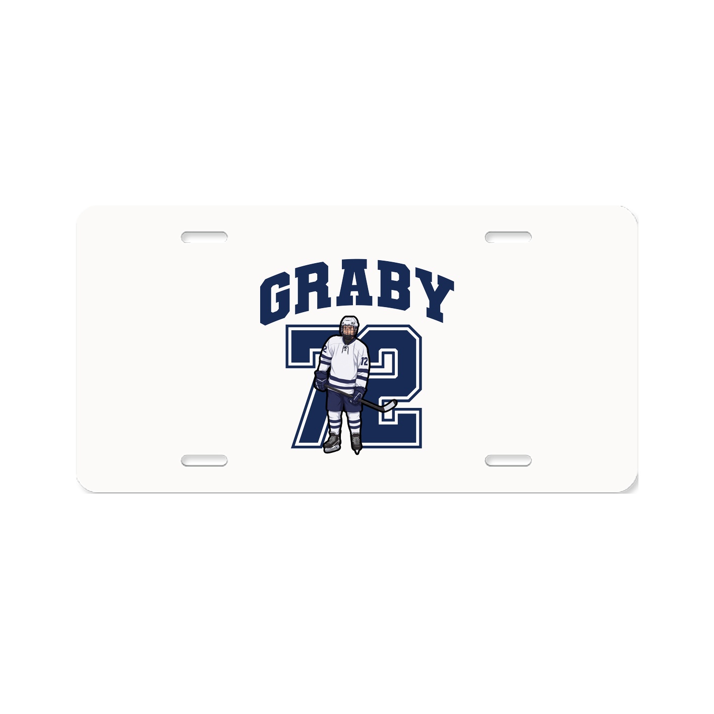 License Plate — Number in Classic