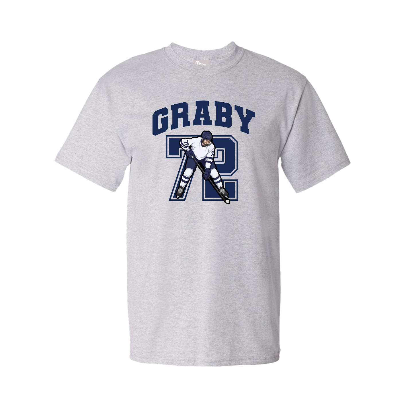 Youth Tee — Number in Grey