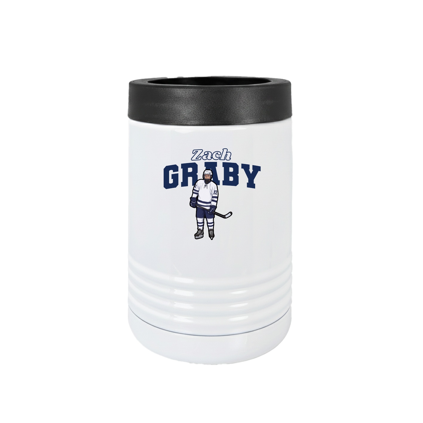 Beverage Holder — Name Arch in White