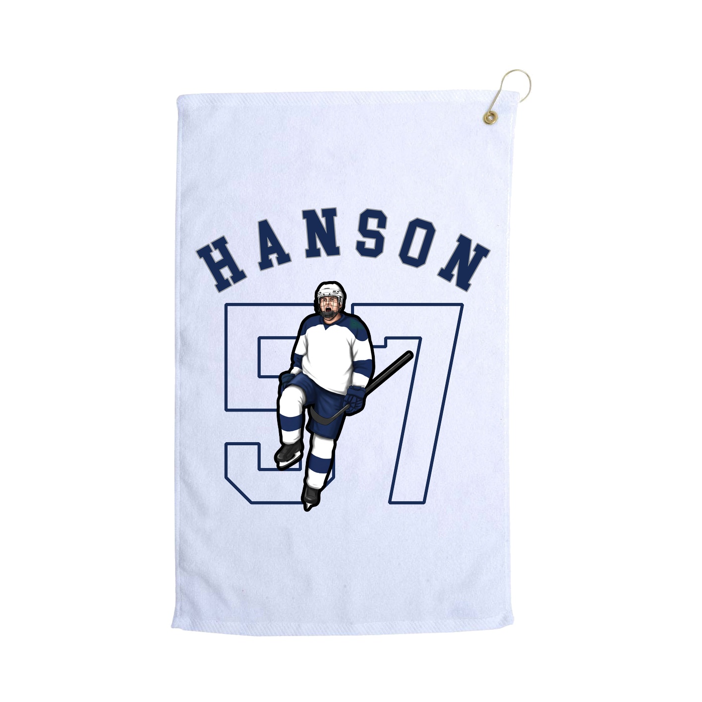 Golf Towel — Shirsey Arch in White