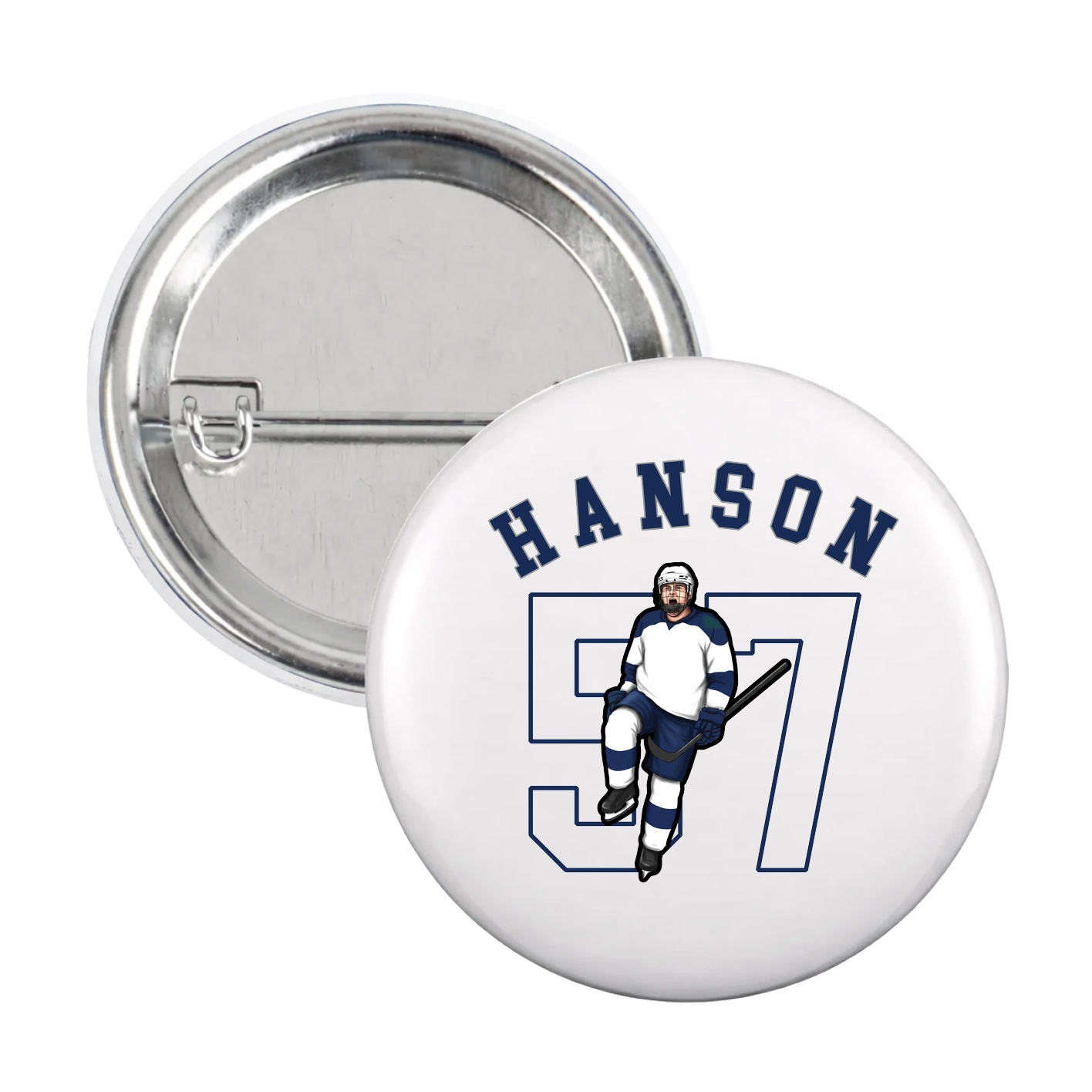 Game Day Button — Shirsey Arch in White
