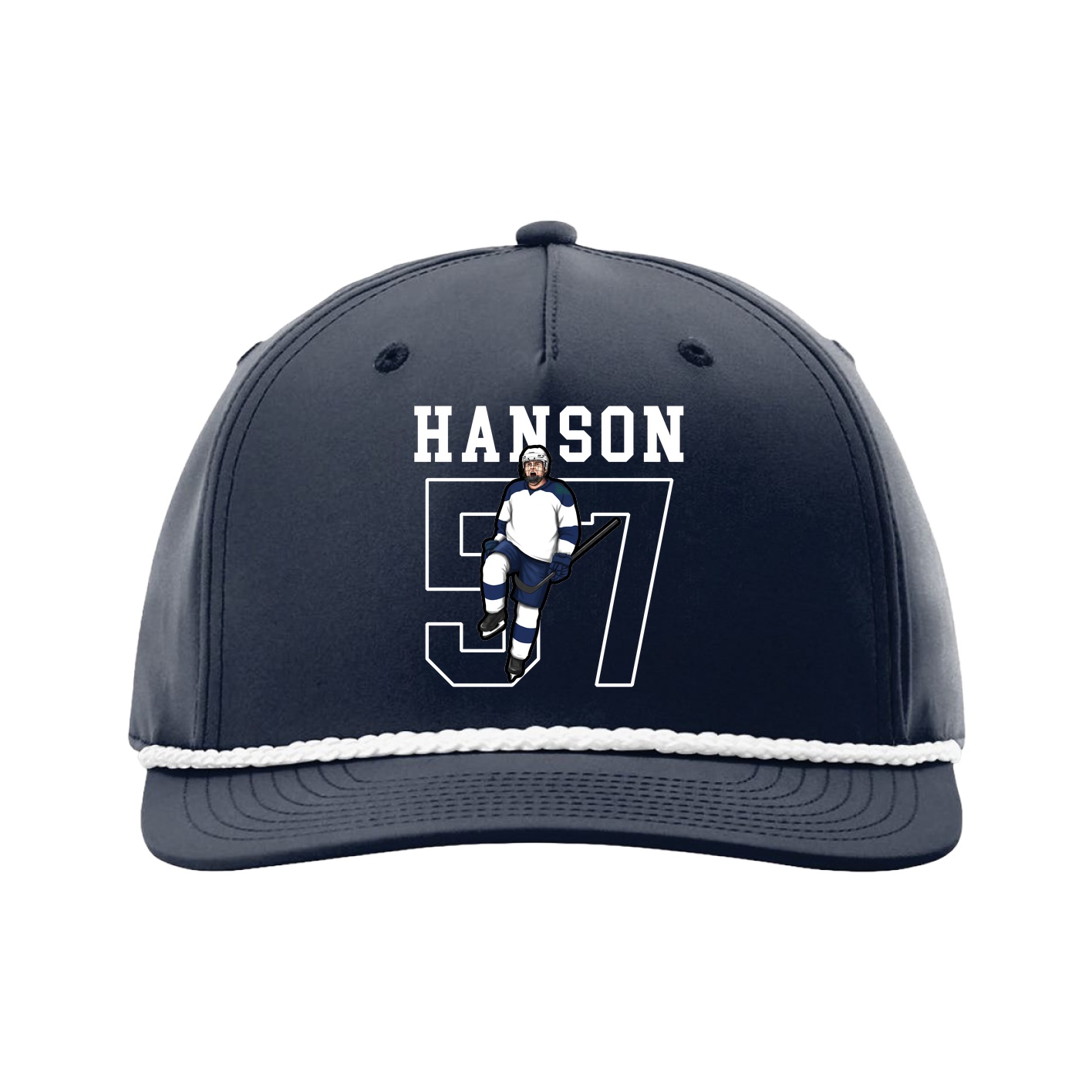 Five-Panel Classic Rope Cap — Shirsey in Navy