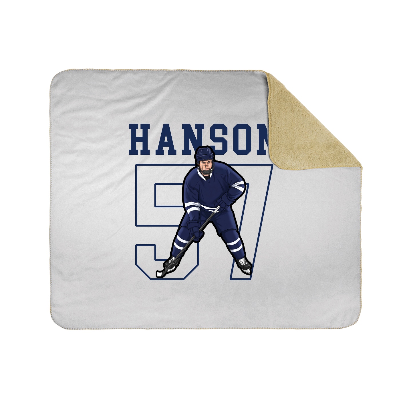 Throw Blanket — Shirsey in White
