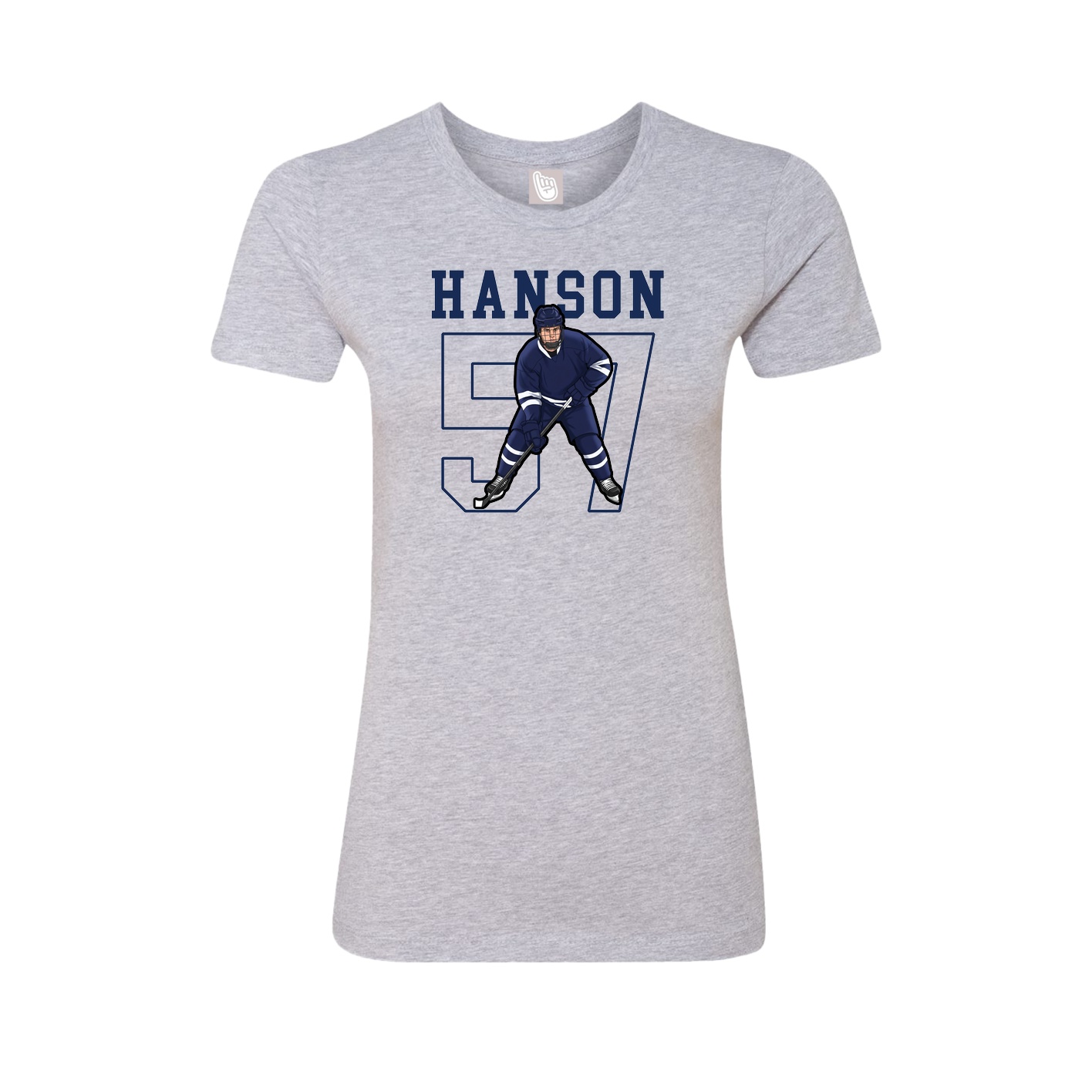 Fitted Women's Tee — Shirsey in Grey