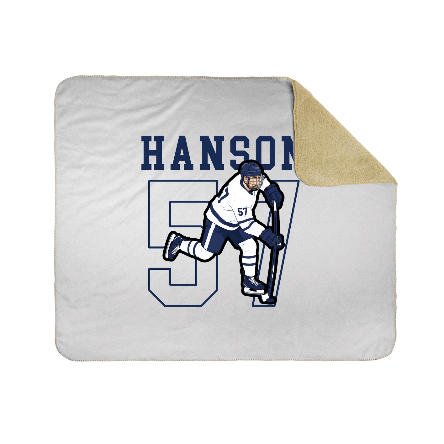 50x60 Sherpa Lined Throw Blanket