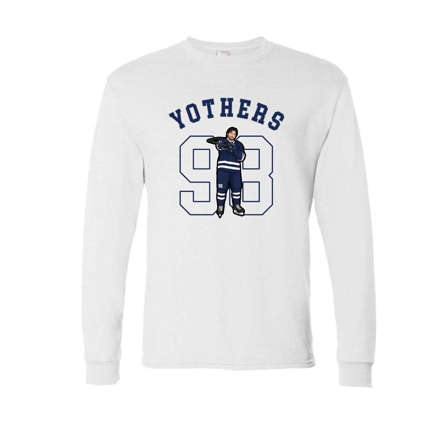 Long Sleeve Tee — Shirsey Arch in White