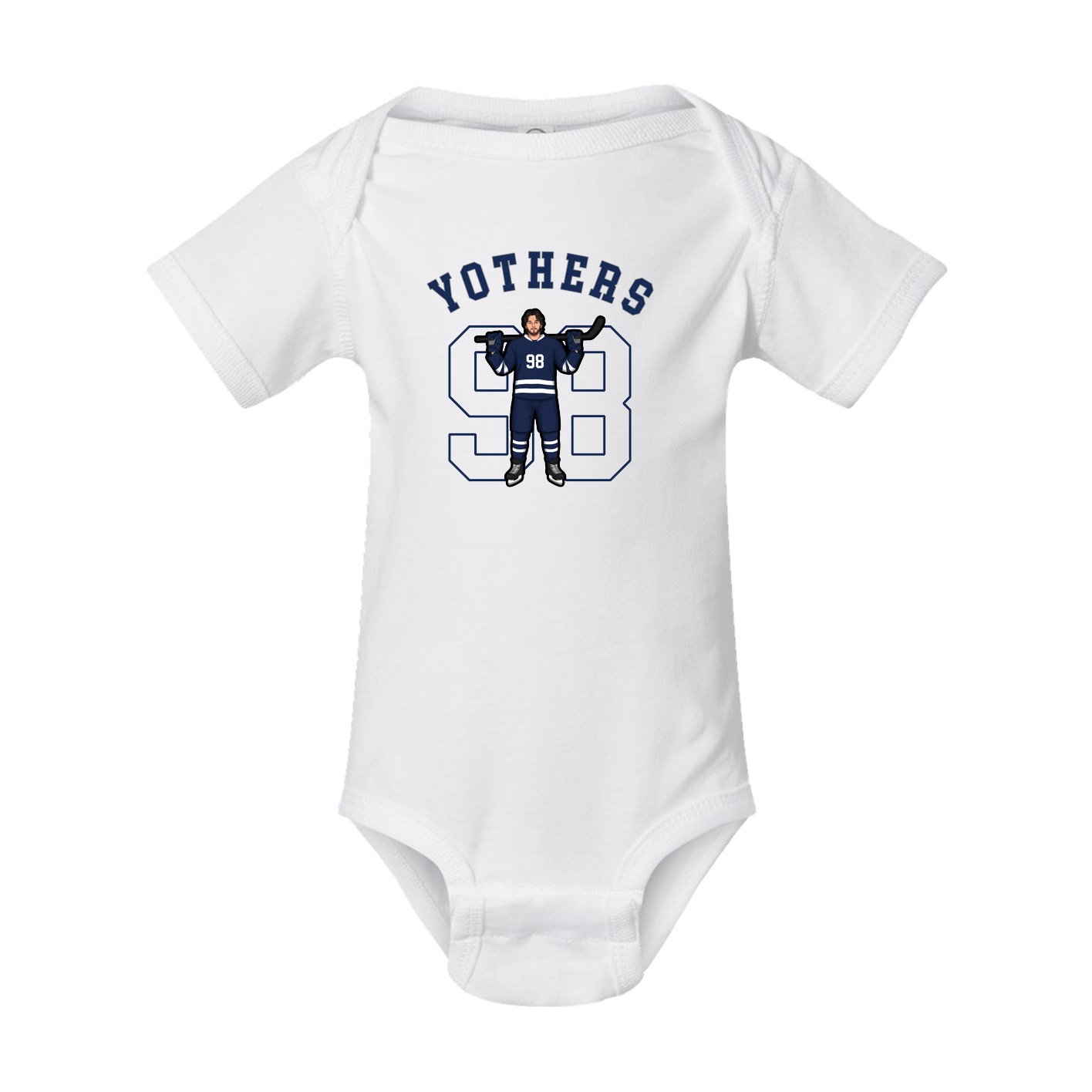 Baby Onesie — Shirsey Arch in White