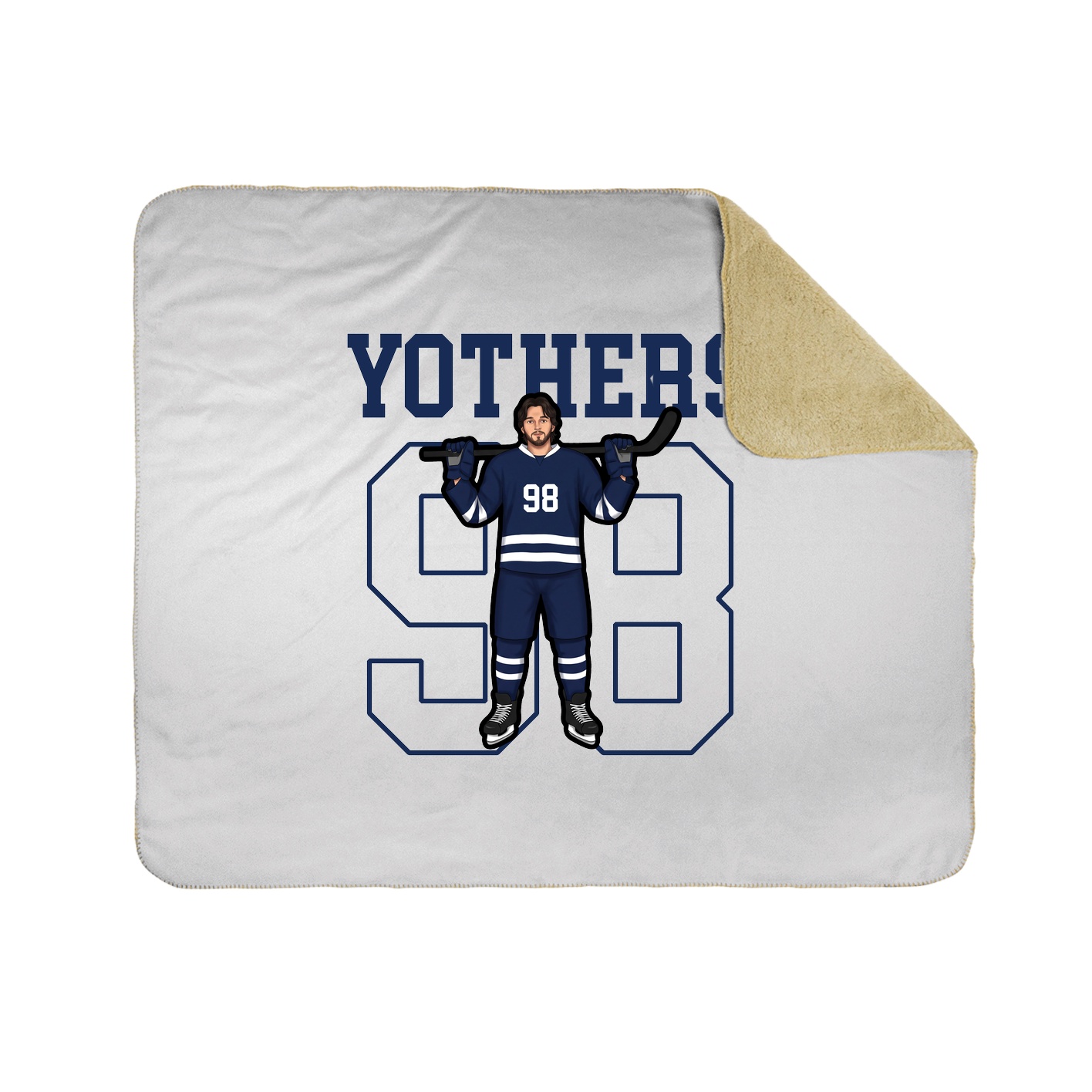 Throw Blanket — Shirsey in White