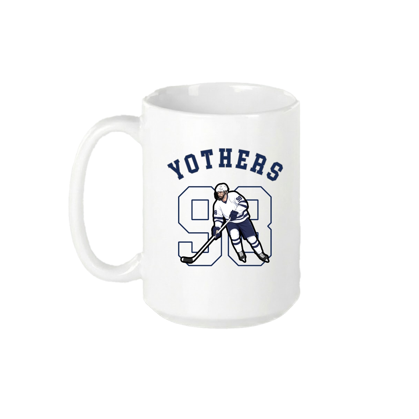 15oz Coffee Mug — Shirsey Arch in White