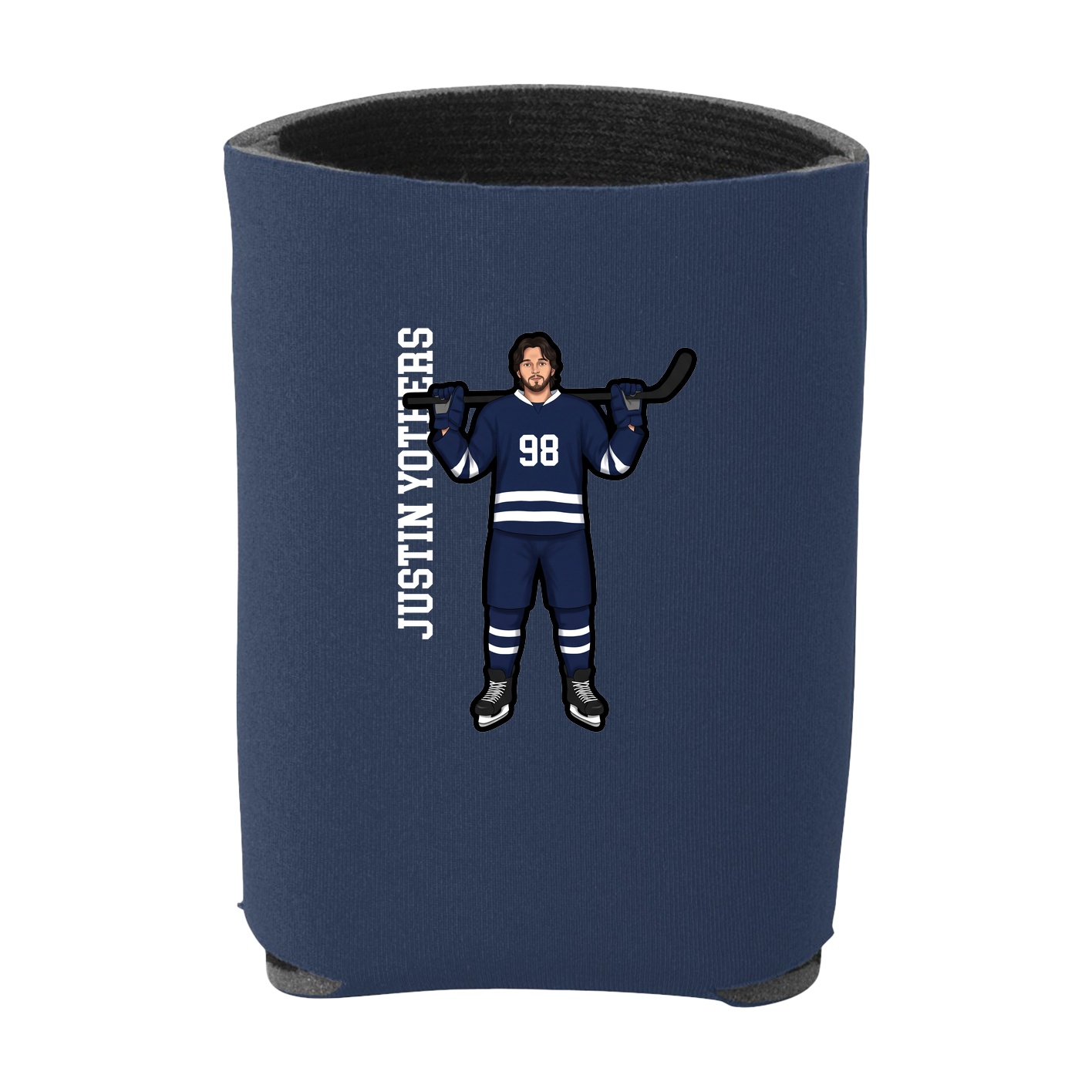 Can Holder — Name Vertical in Navy