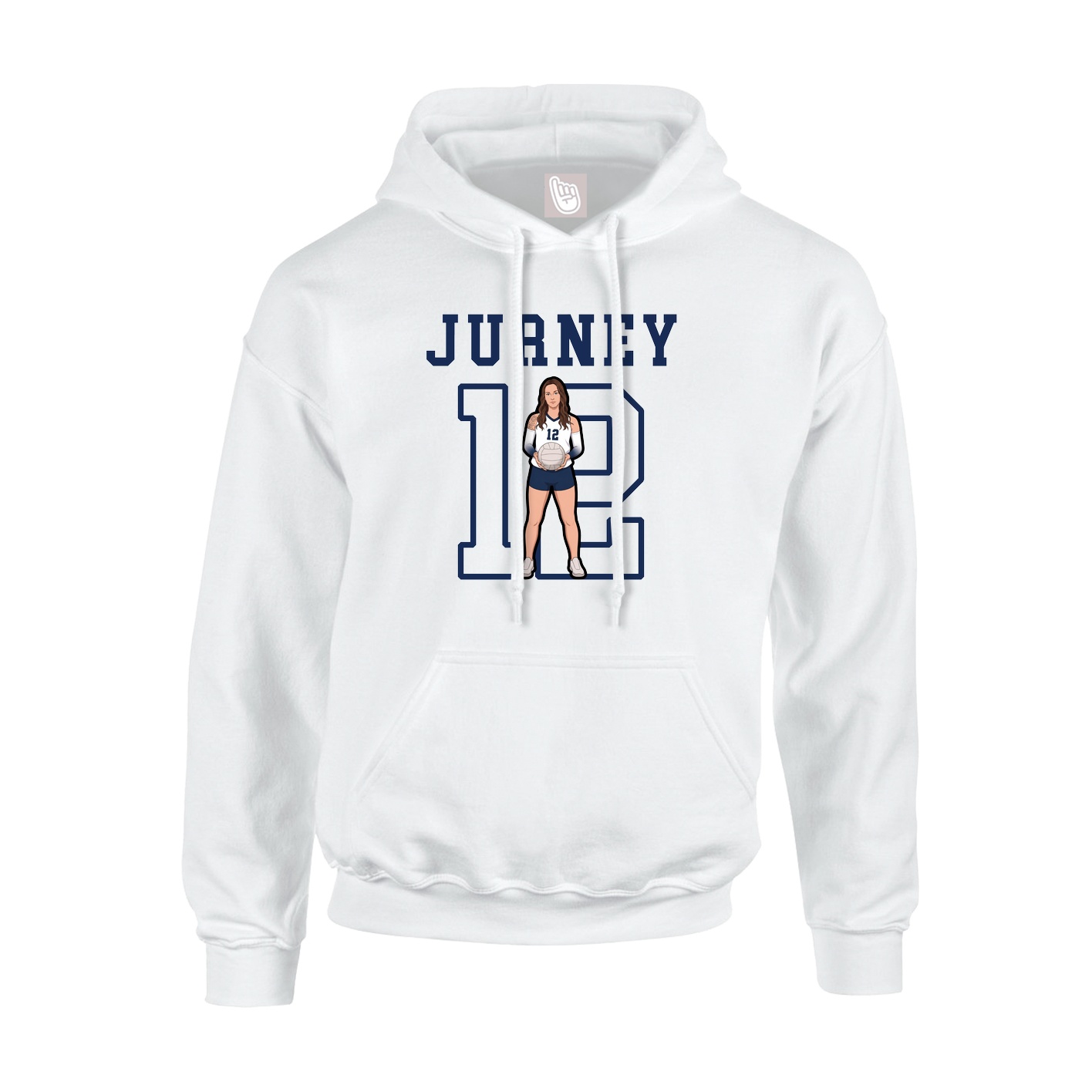 Youth Hoodie — Shirsey in White