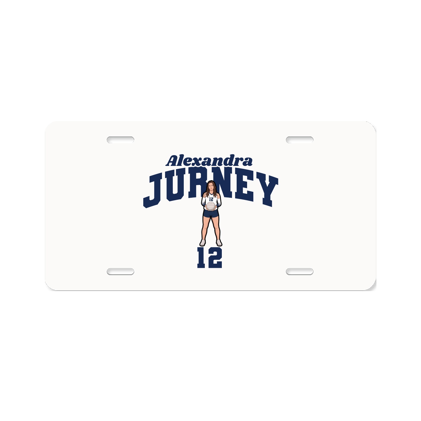 License Plate — Signature Arch in Classic