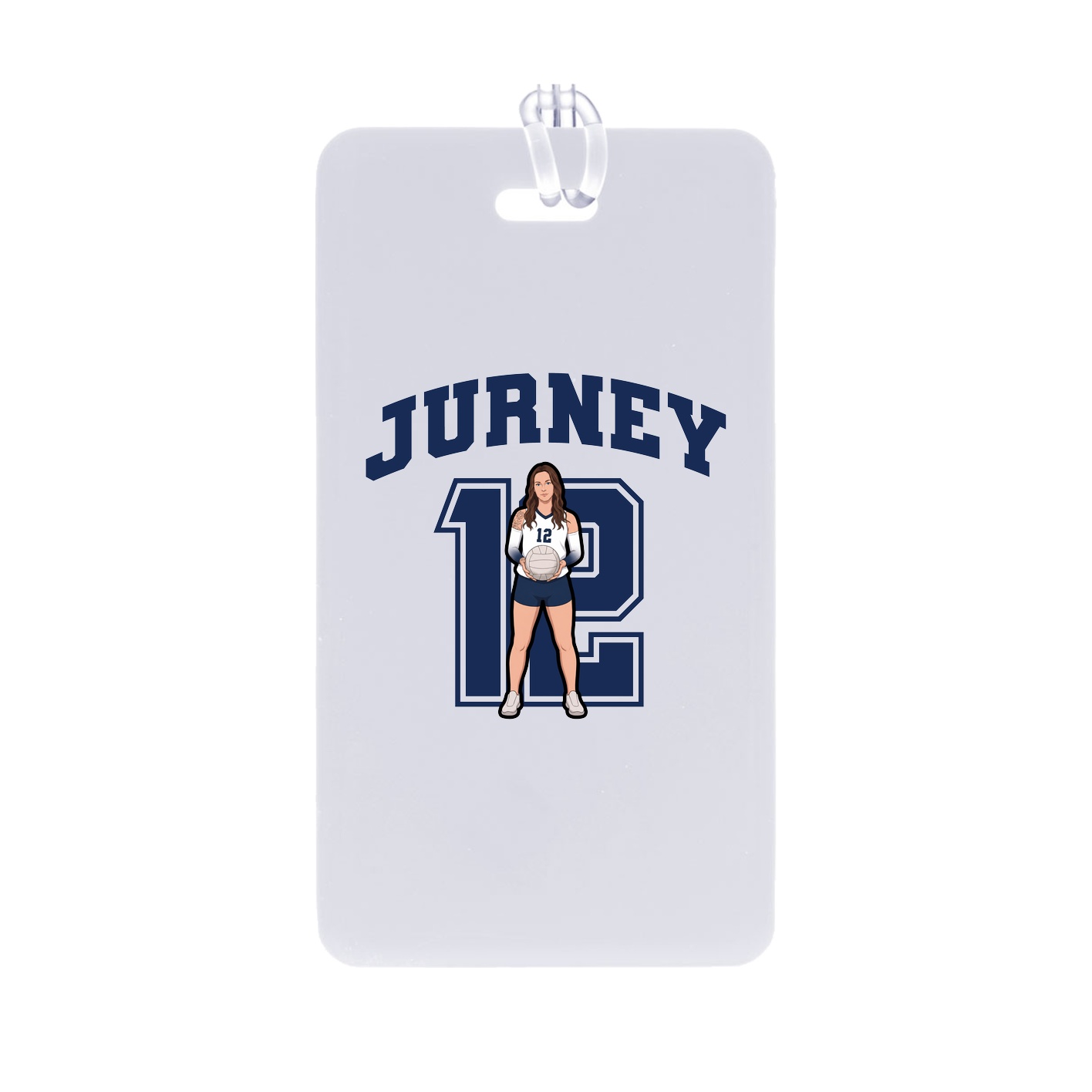 Bag Tag — Number in Classic
