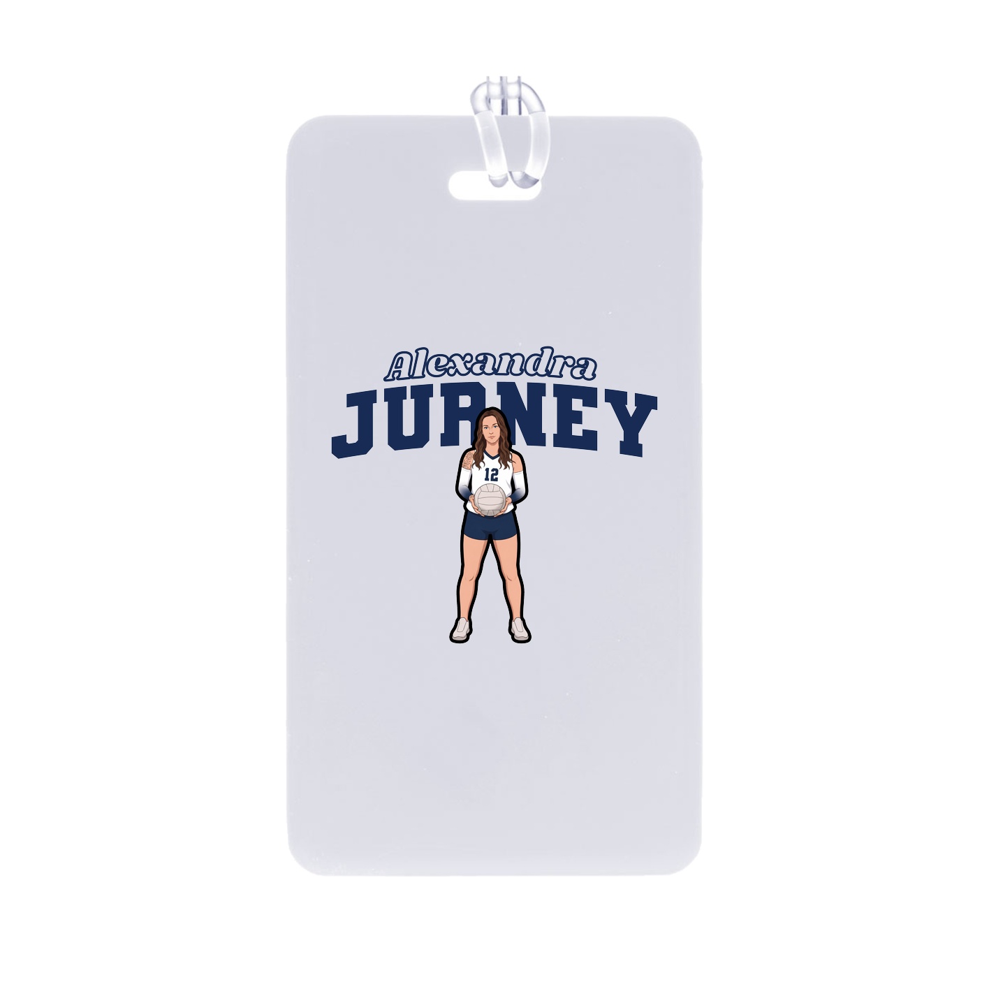 Bag Tag — Name Arch in Classic