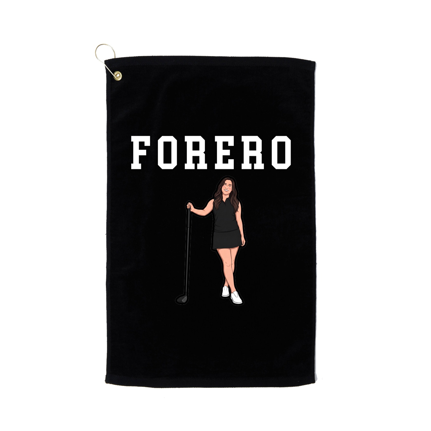Golf Towel — Shirsey in Black