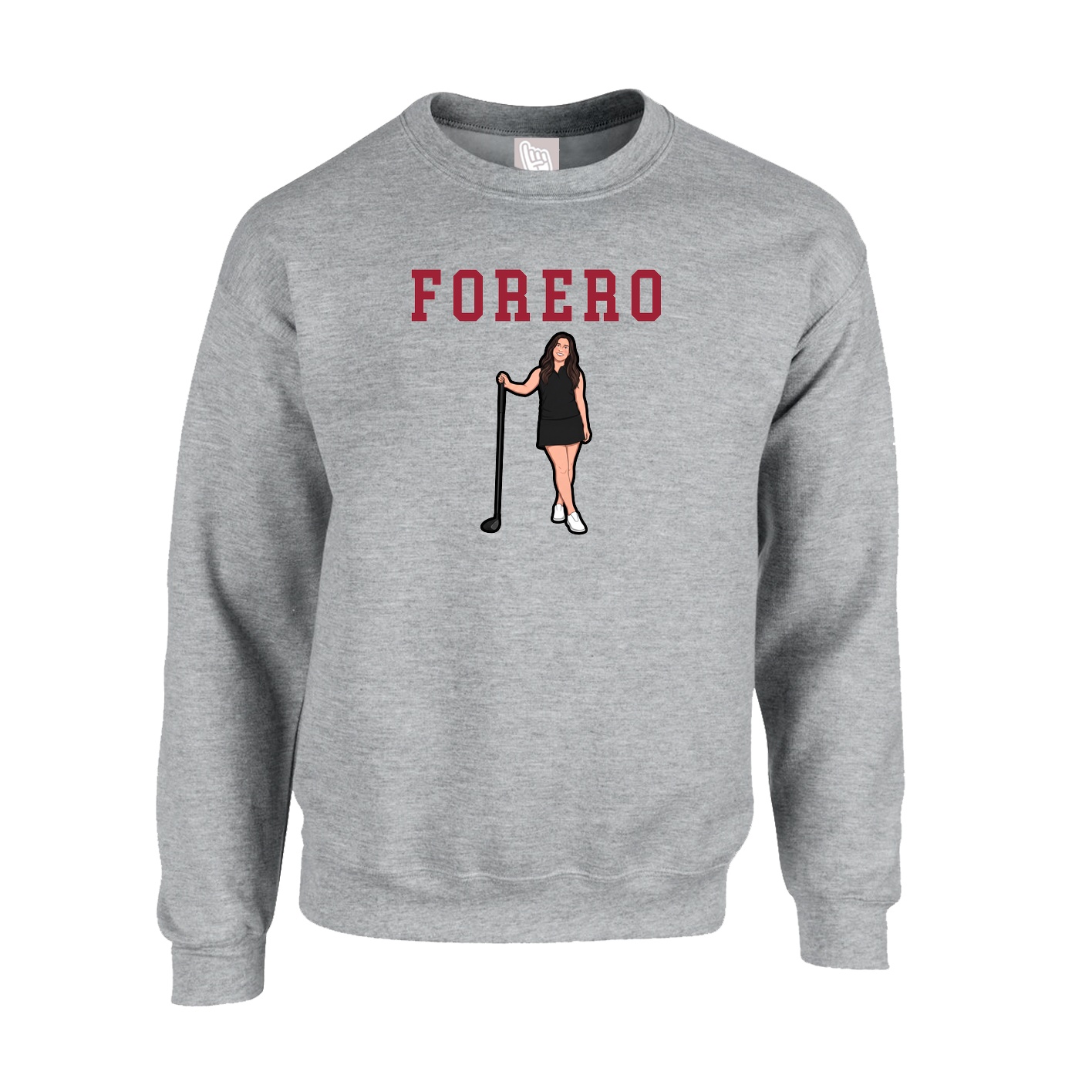 Fleece Crew — Shirsey in Grey