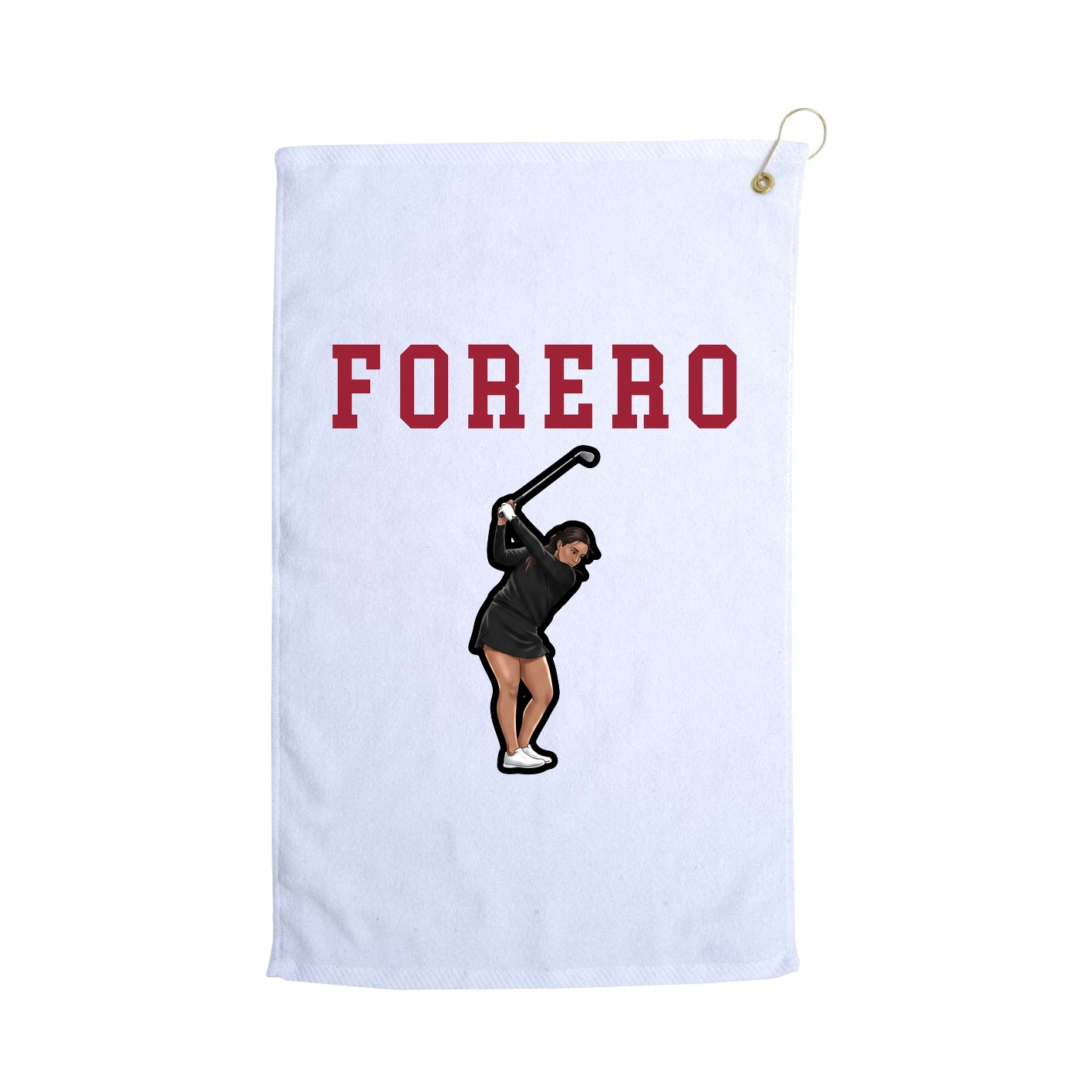 Golf Towel — Shirsey in White