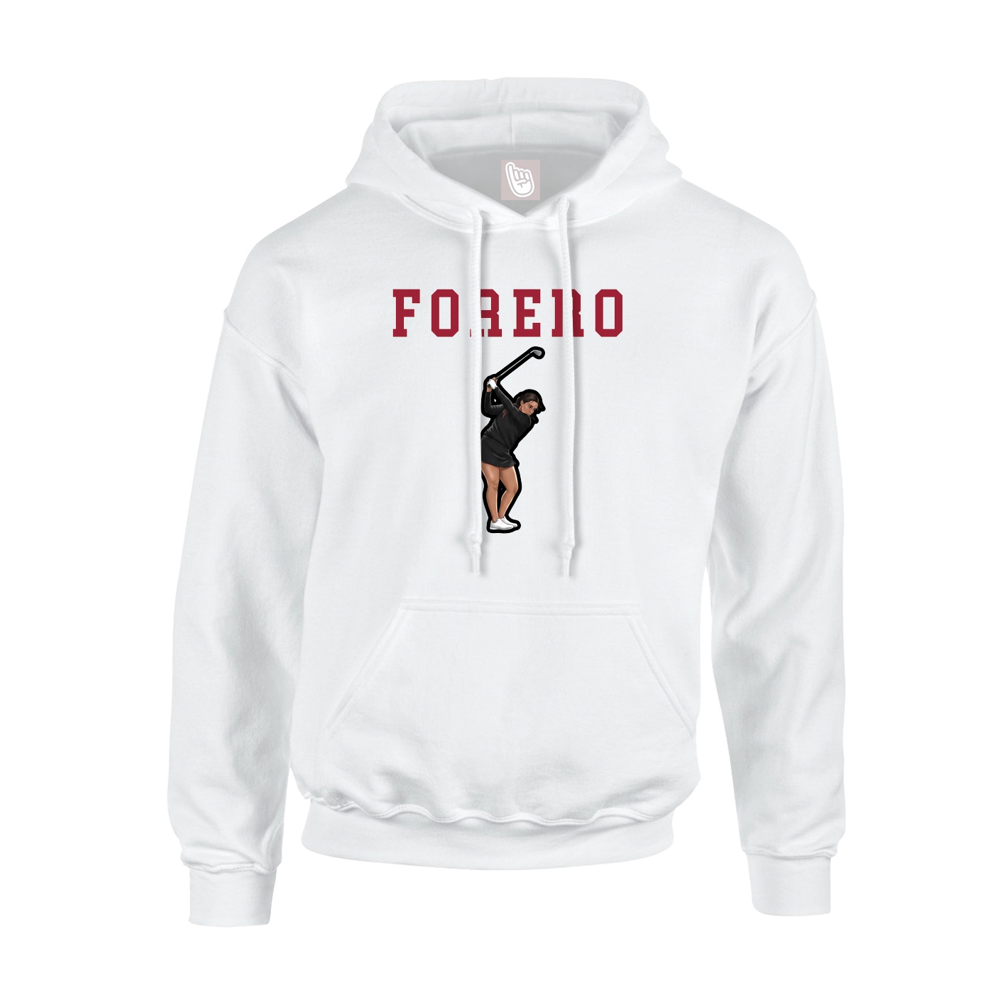 Hoodie — Shirsey in White