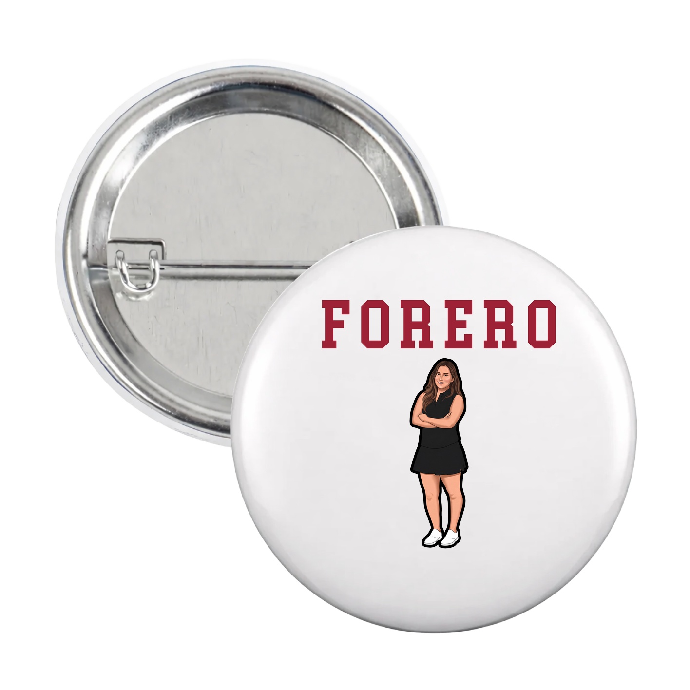 Game Day Button — Shirsey in White