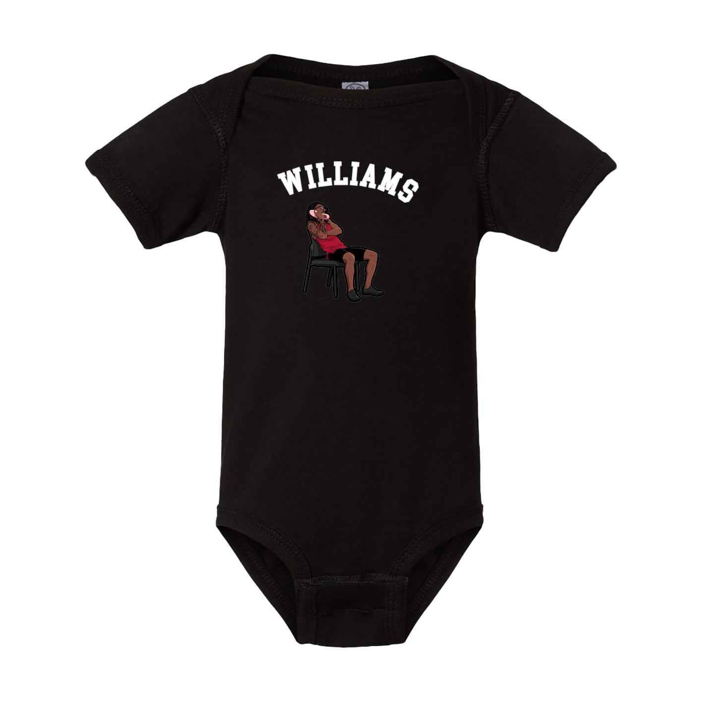 Baby Onesie — Shirsey Arch in Black