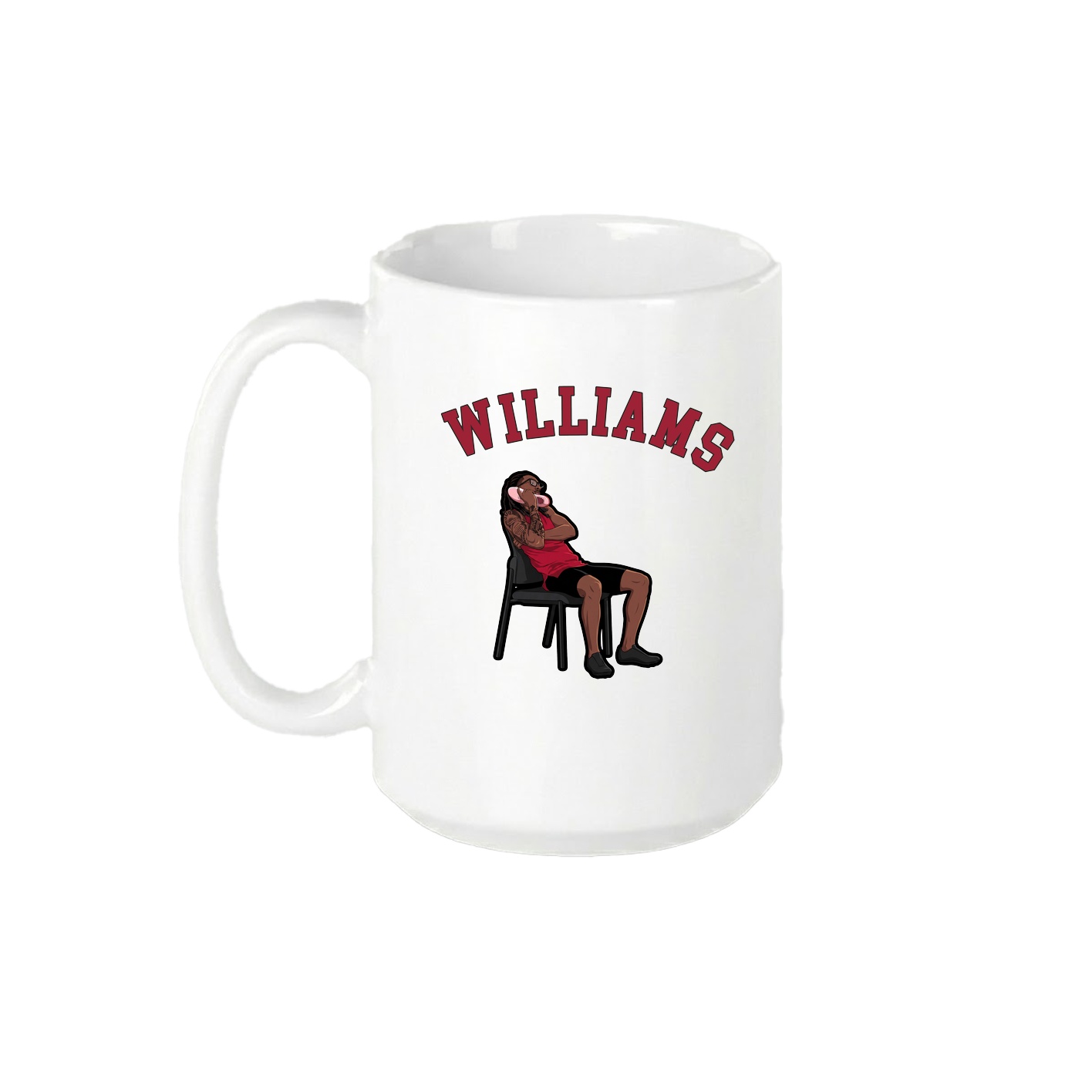15oz Coffee Mug — Shirsey Arch in White