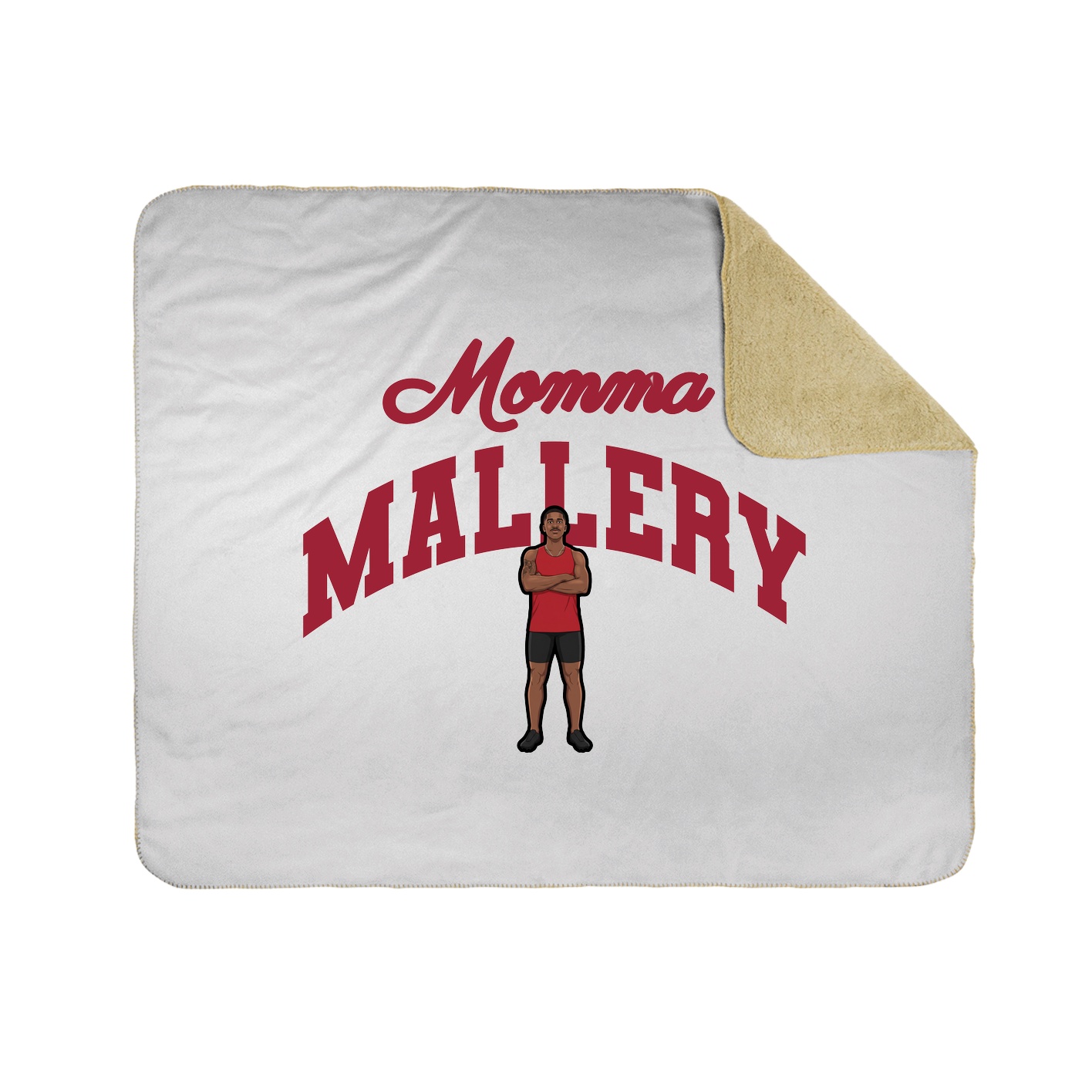Throw Blanket — Mothers Day Arch in White