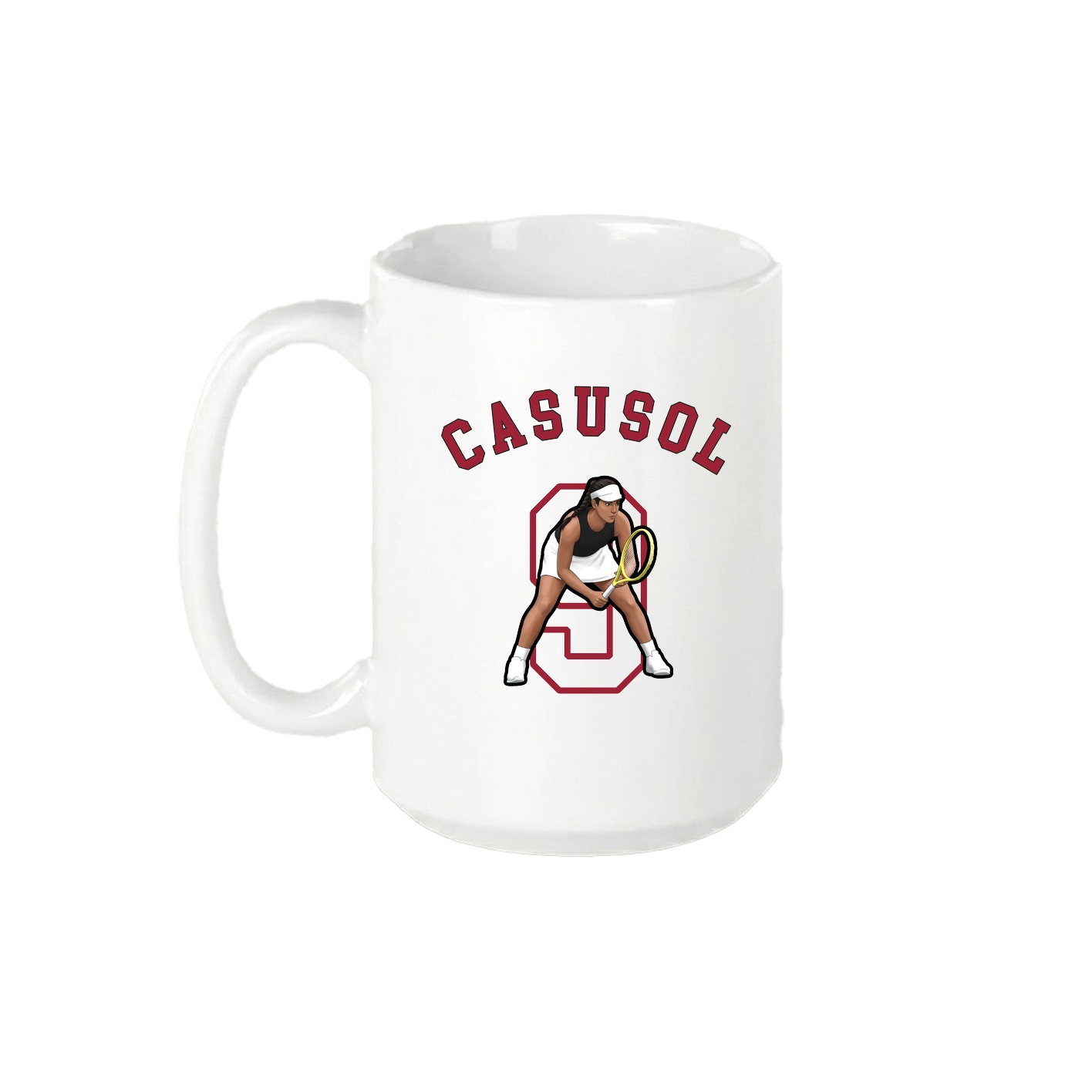 15oz Coffee Mug — Shirsey Arch in White