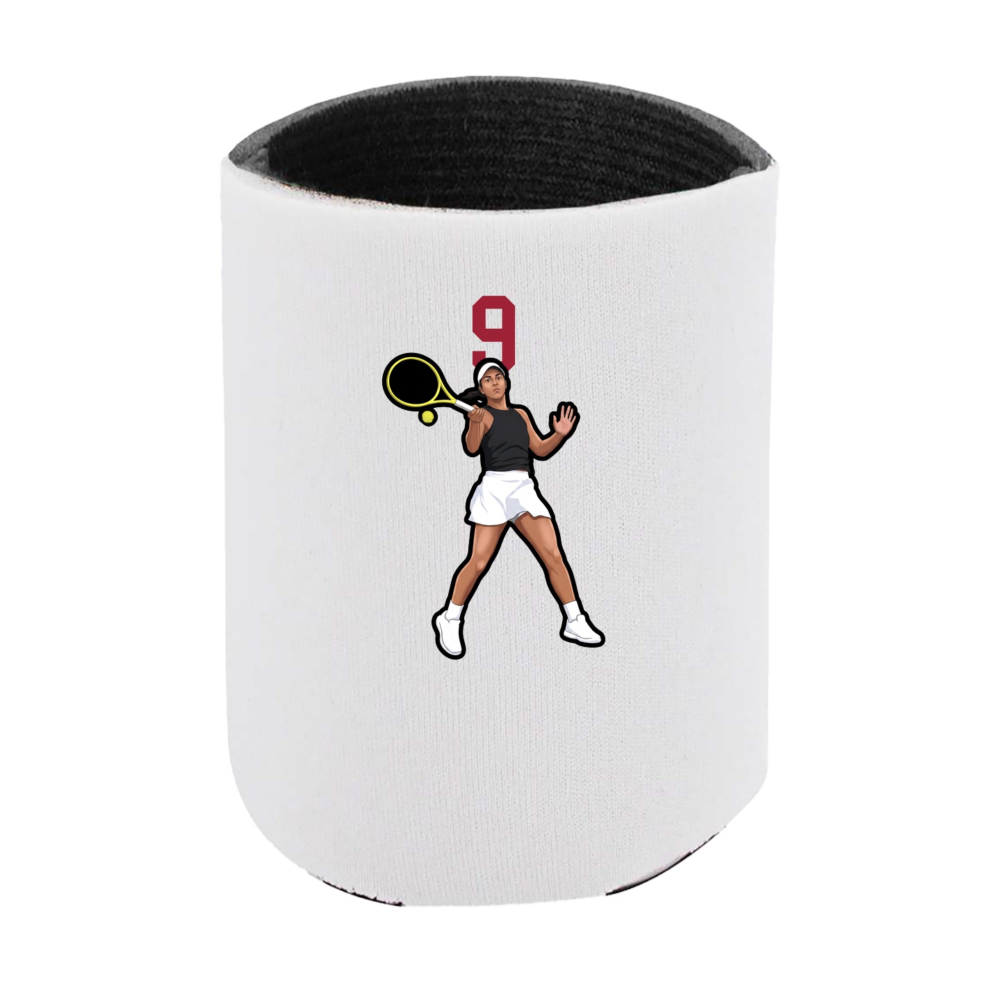 Can Holder — Number Top in White
