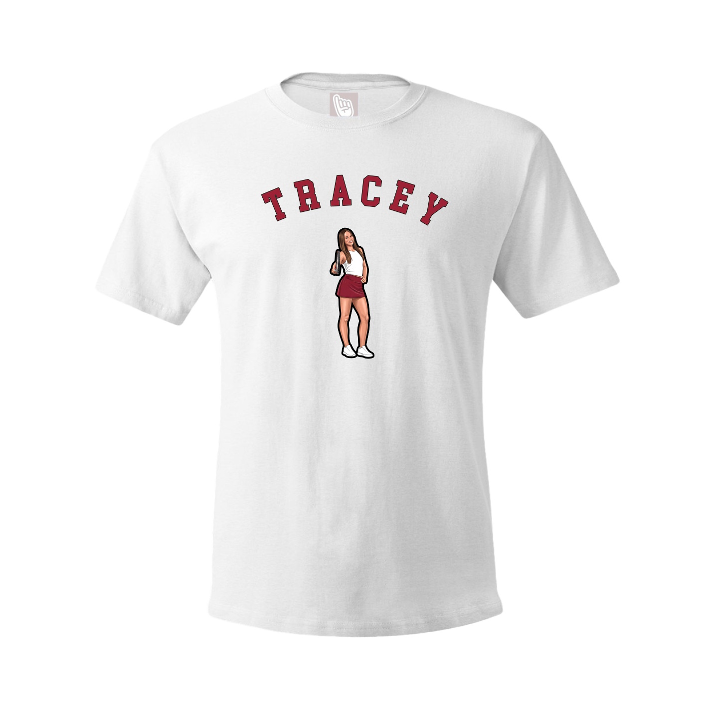 Youth Tee — Shirsey Arch in White