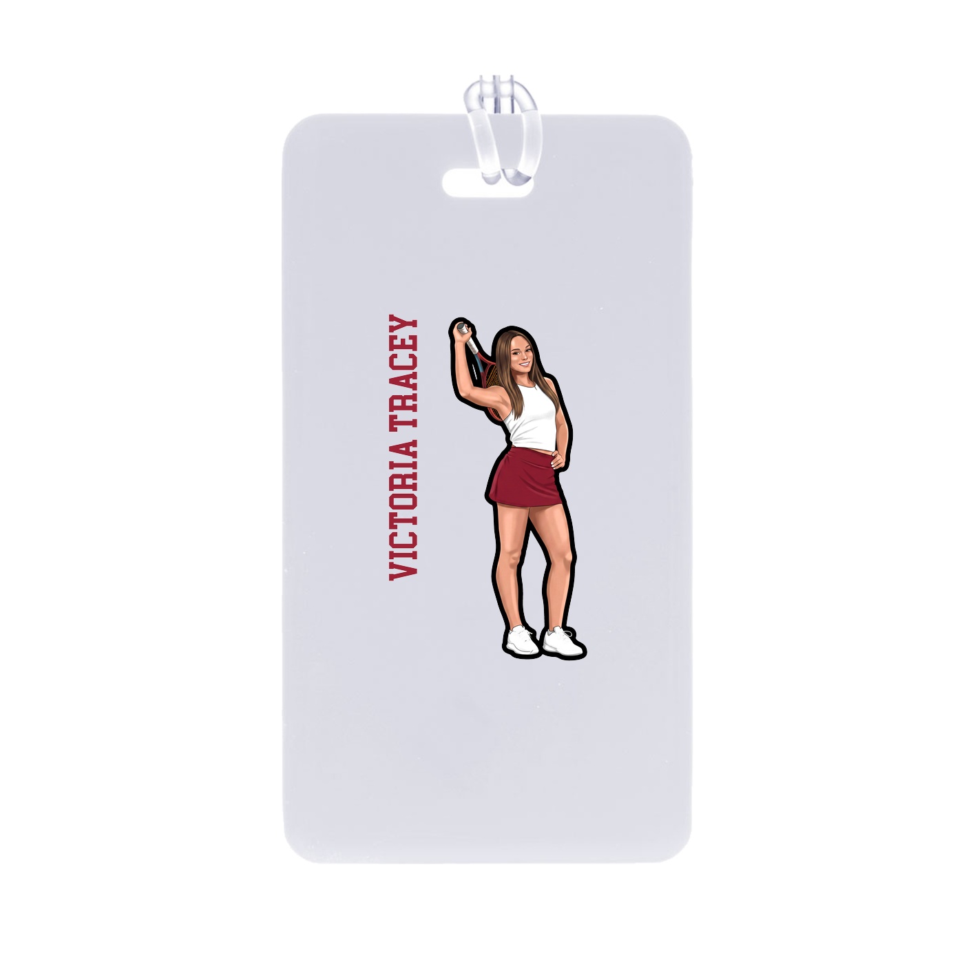 Bag Tag — Name Vertical in Classic