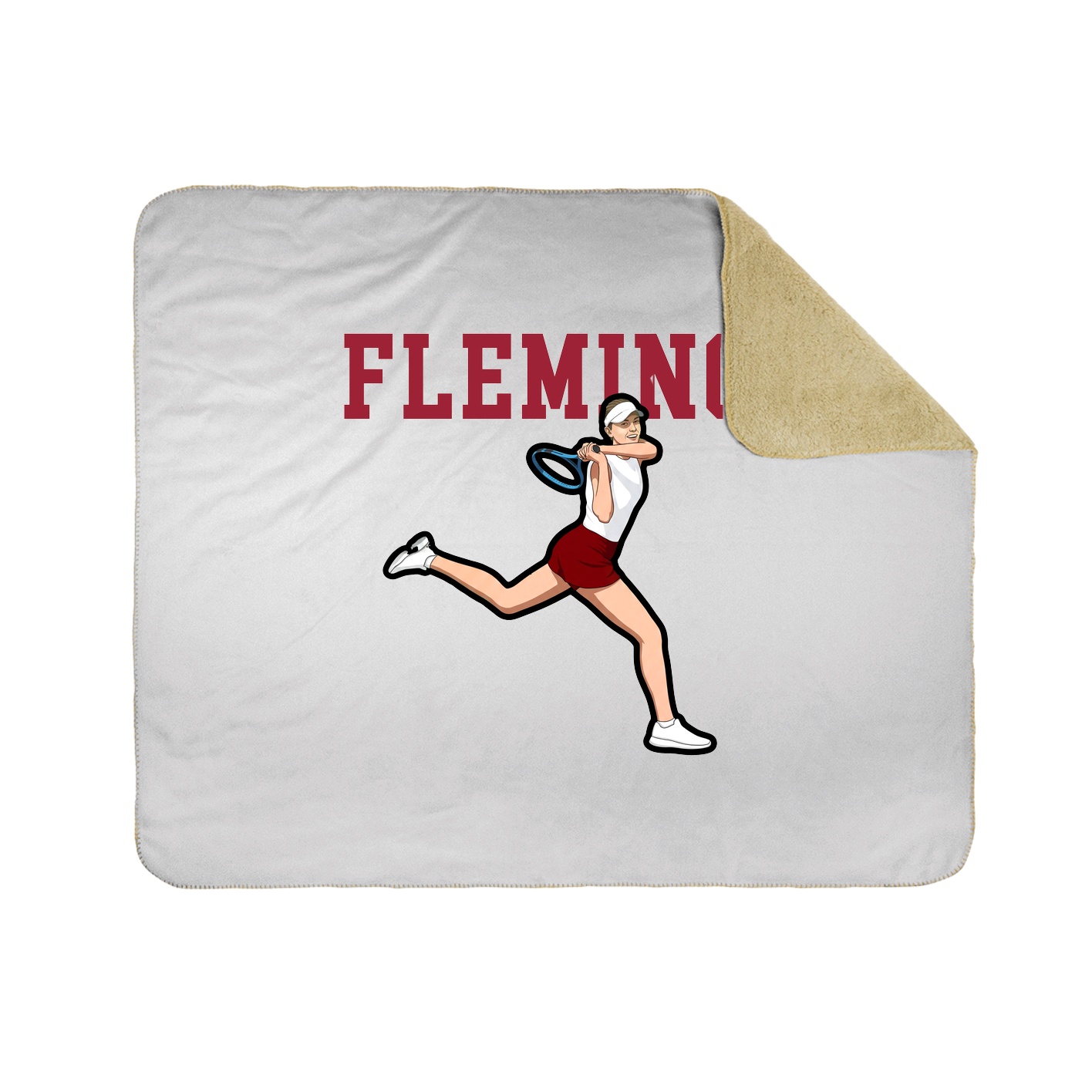 Throw Blanket — Shirsey in White