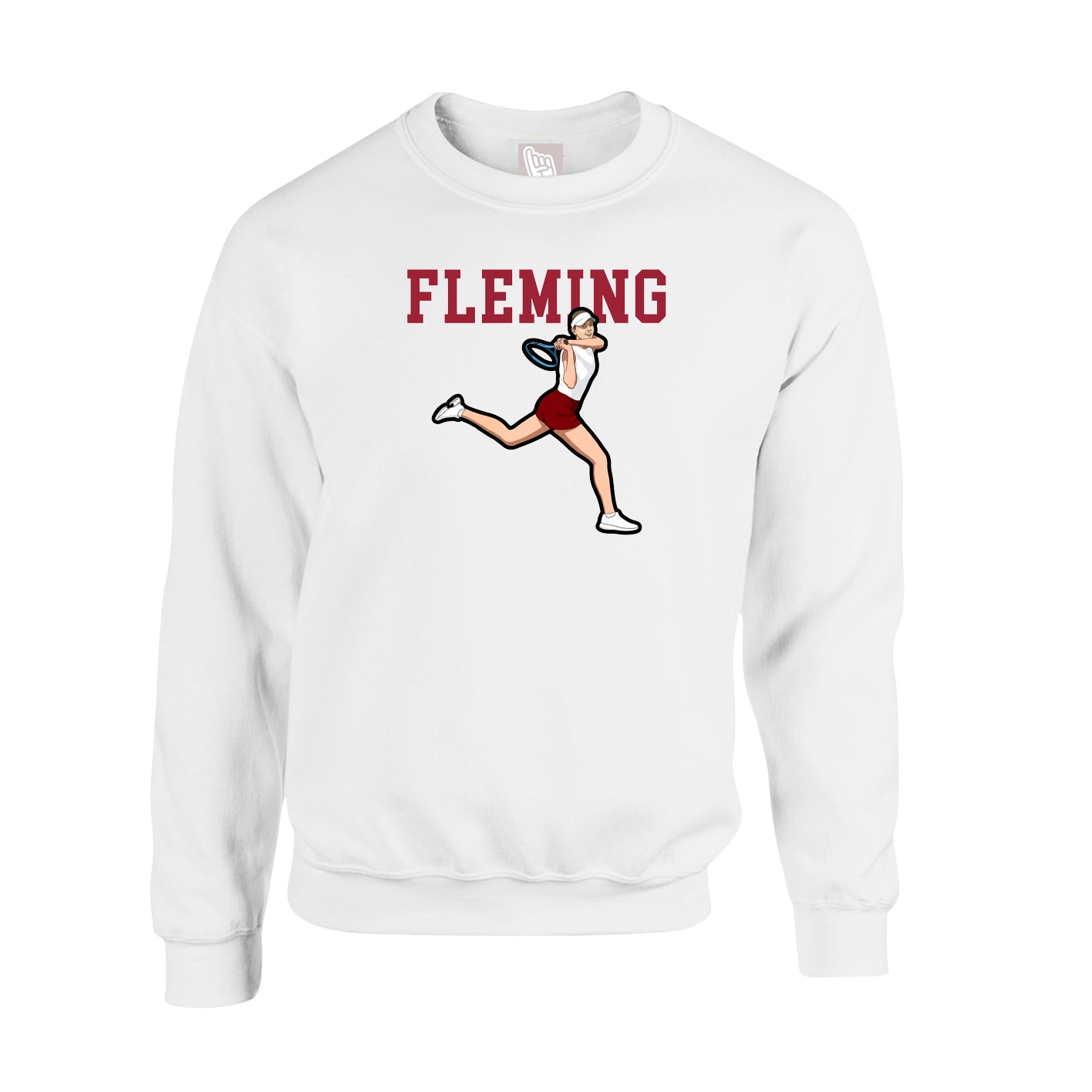 Fleece Crew — Shirsey in White