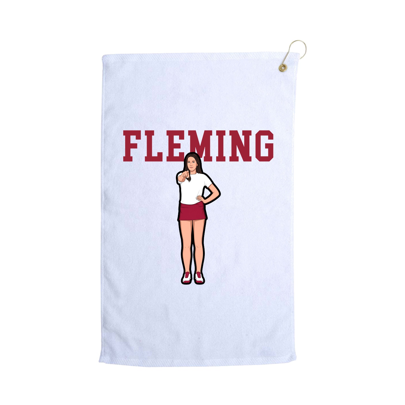 Golf Towel — Shirsey in White