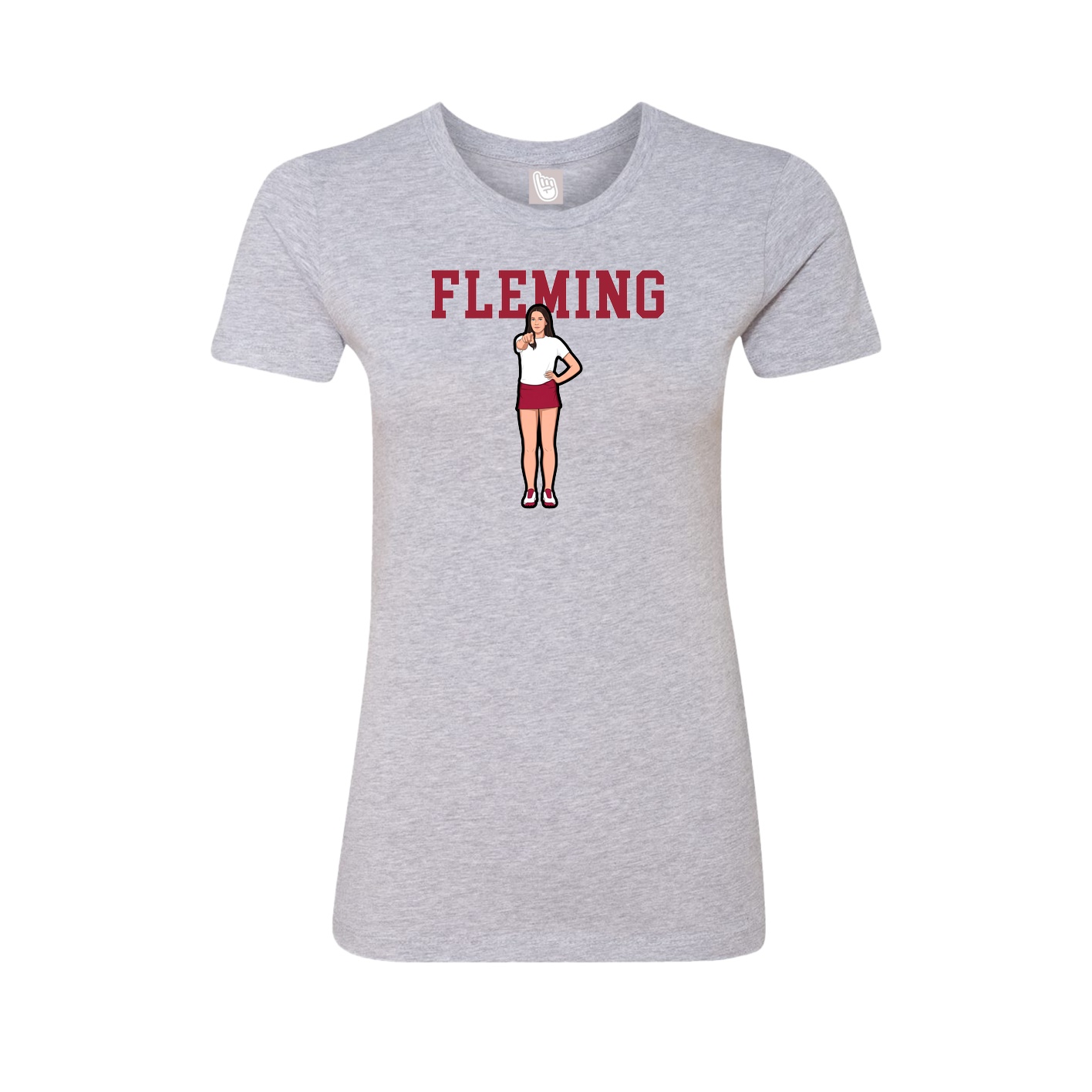 Fitted Women's Tee — Shirsey in Grey