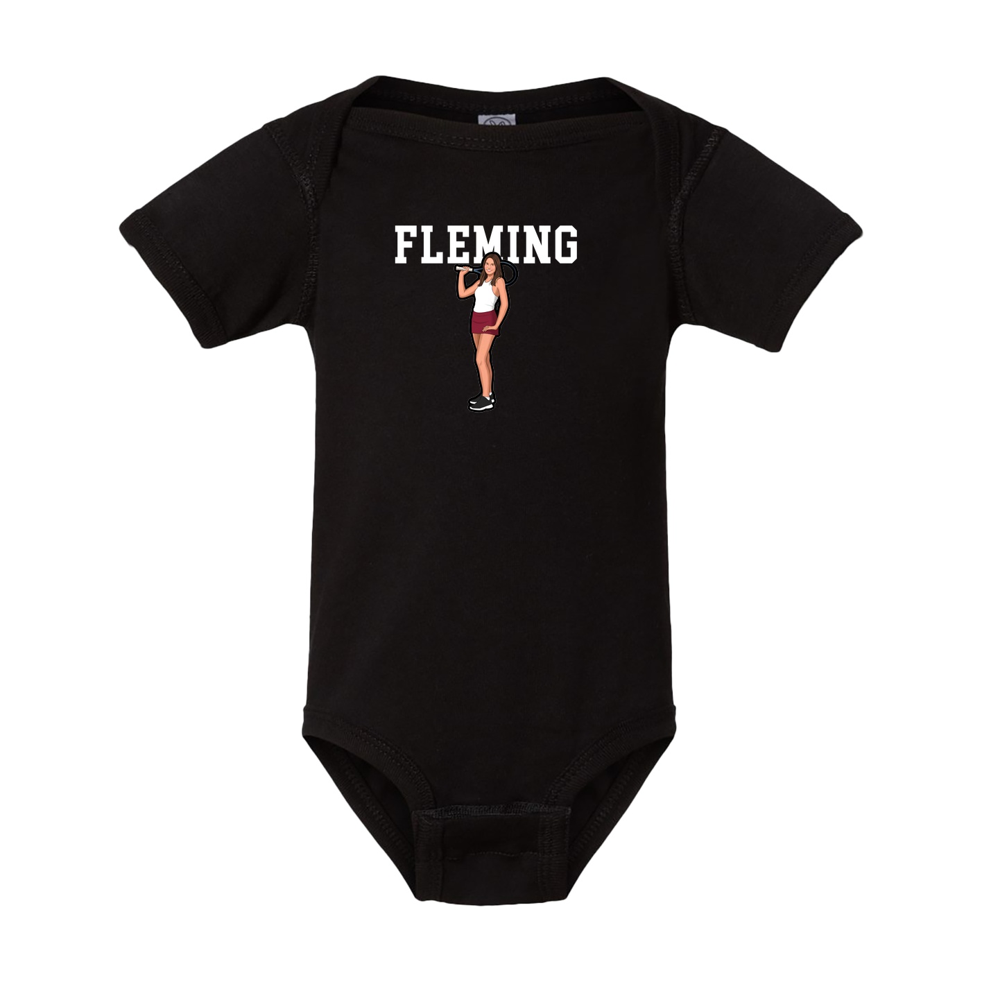 Baby Onesie — Shirsey in Black