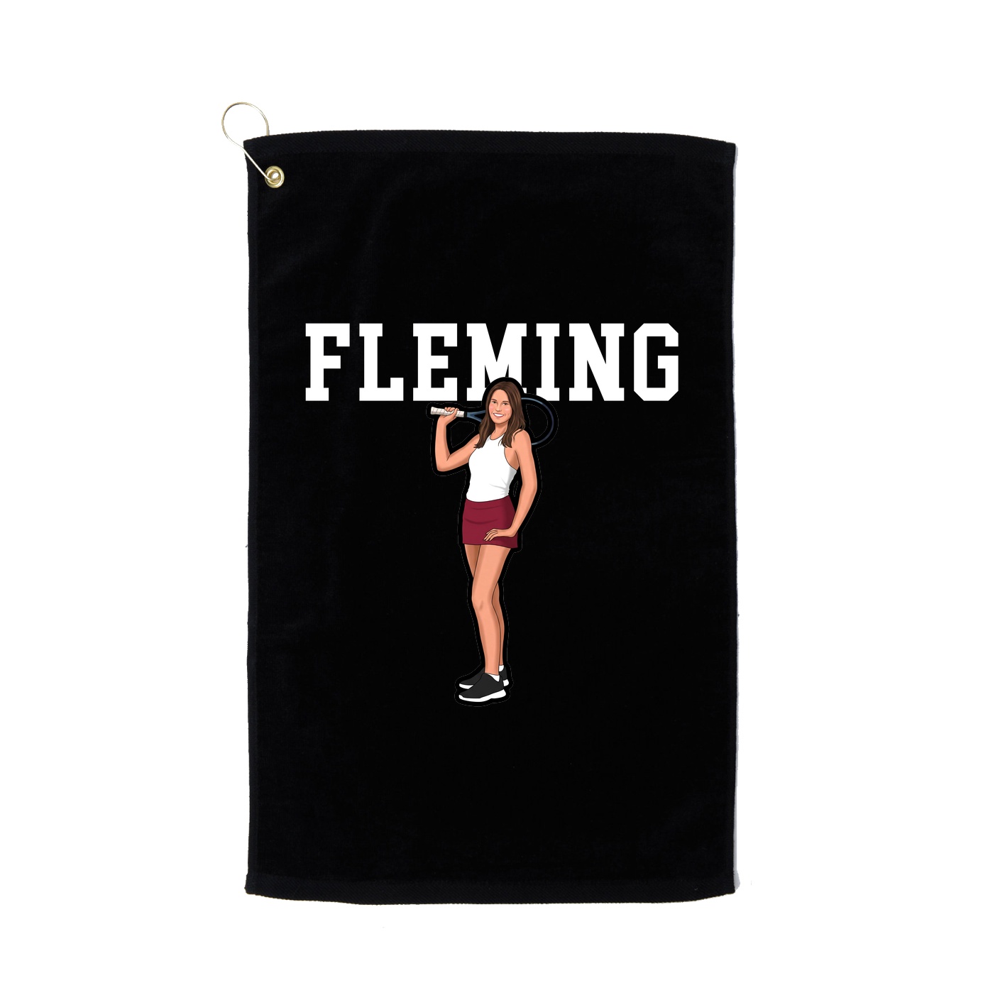 Golf Towel — Shirsey in Black