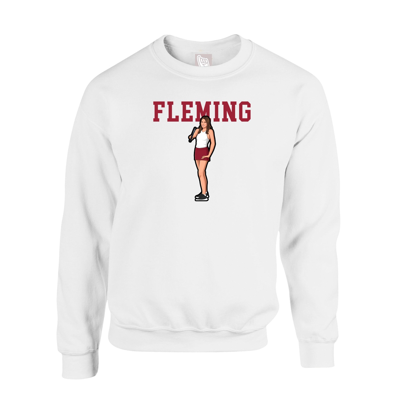 Fleece Crew — Shirsey in White