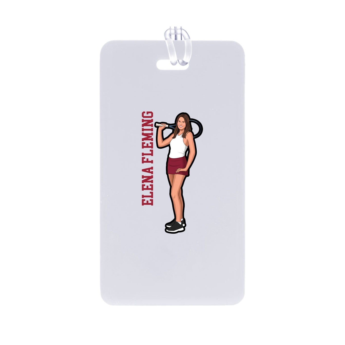 Bag Tag — Name Vertical in Classic