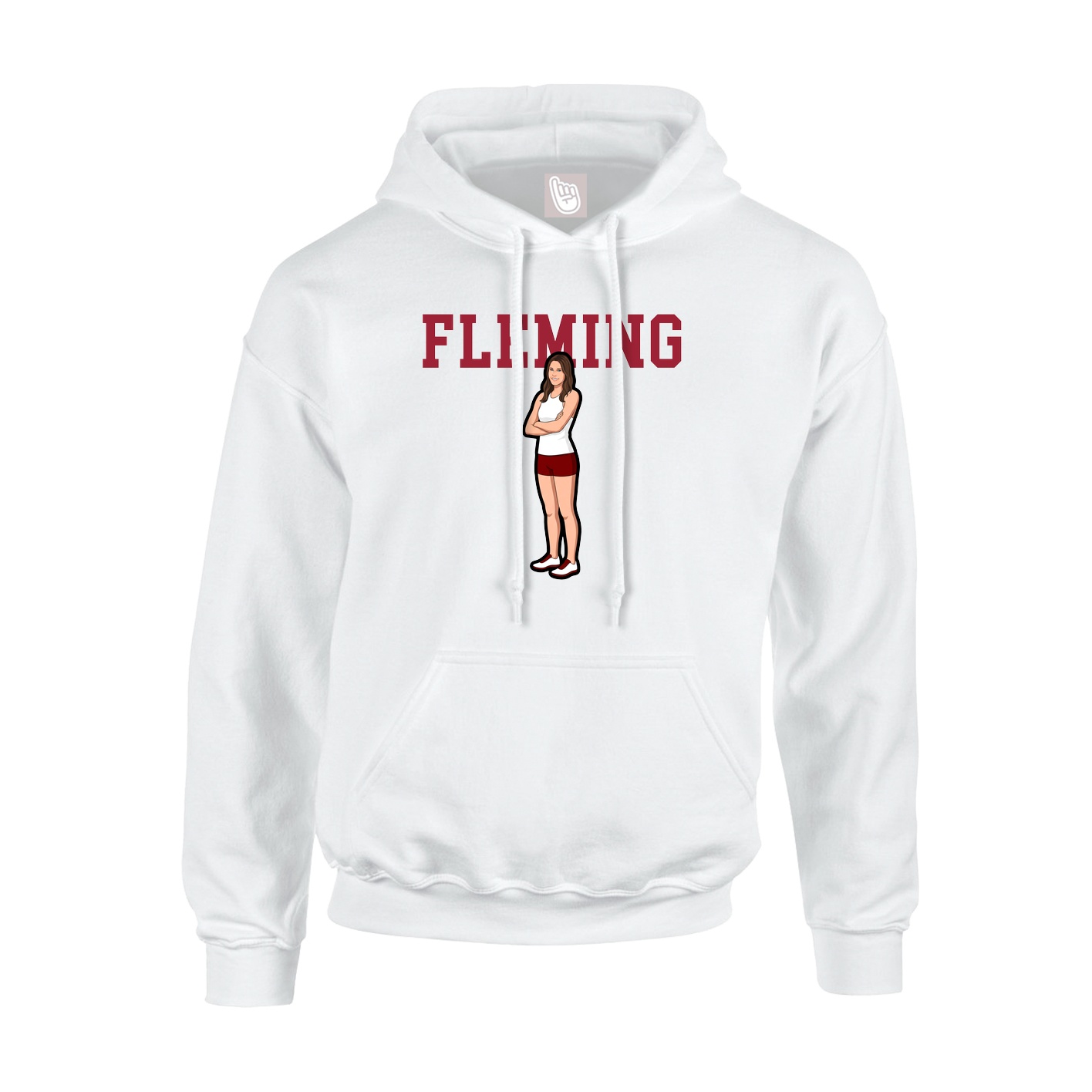 Hoodie — Shirsey in White