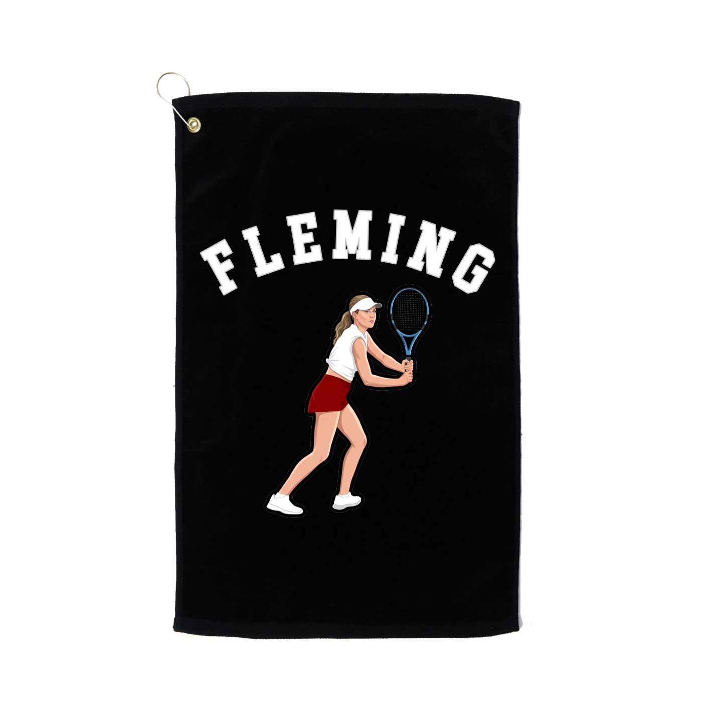 Golf Towel — Shirsey Arch in Black