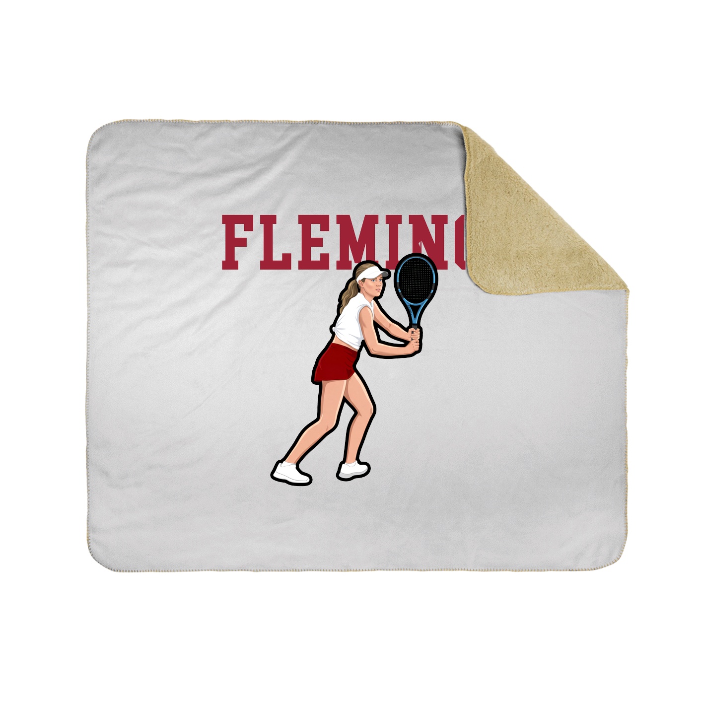 Throw Blanket — Shirsey in White