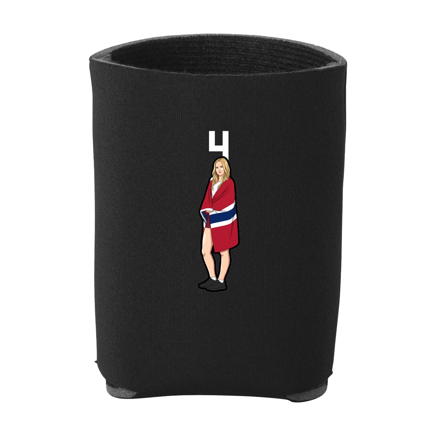 Can Holder — Number Top in Black
