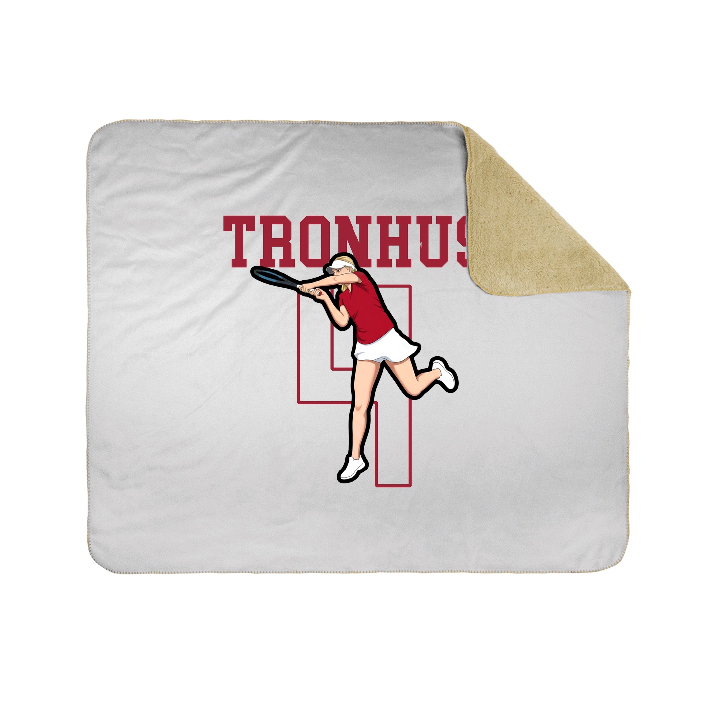 Throw Blanket — Shirsey in White