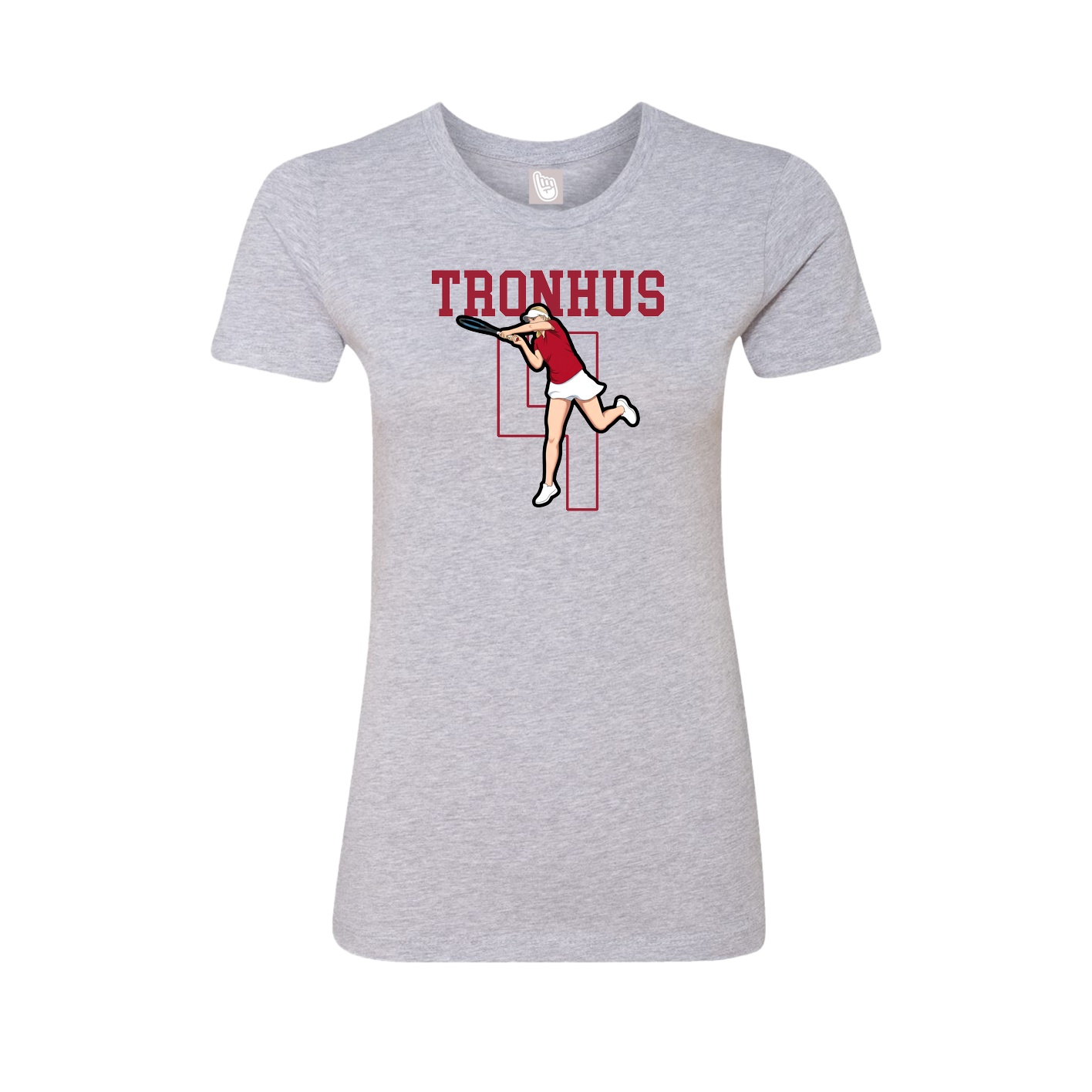 Fitted Women's Tee — Shirsey in Grey