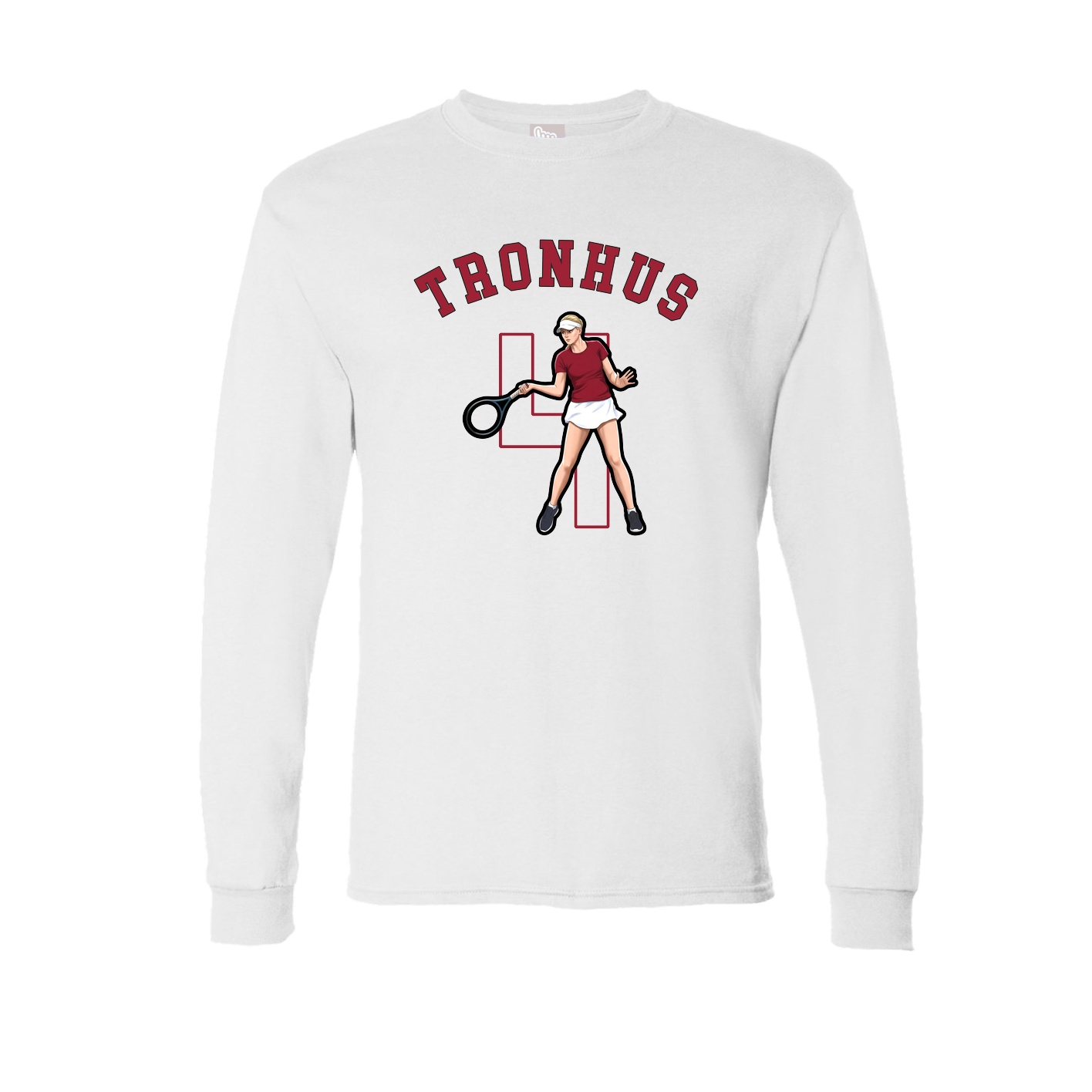 Long Sleeve Tee — Shirsey Arch in White