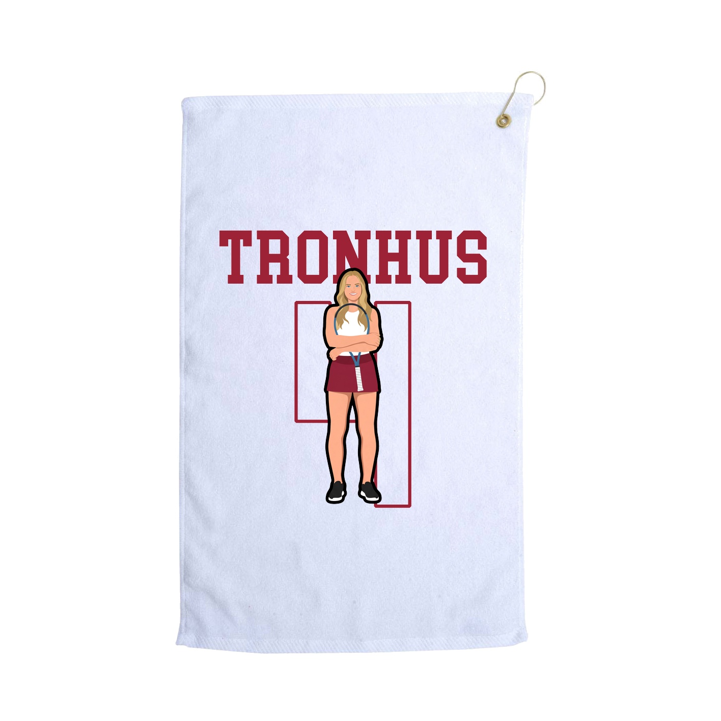 Golf Towel — Shirsey in White